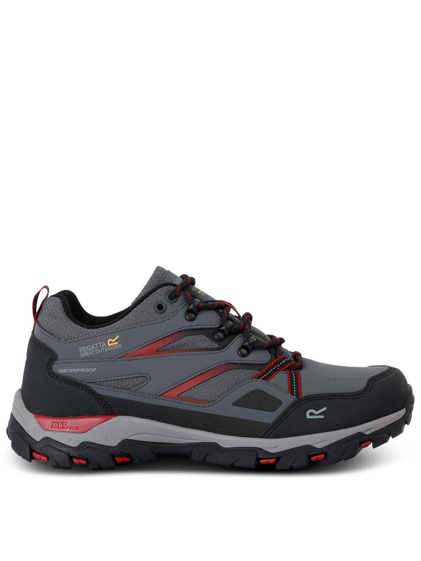 Regatta Mens Holcombe 3 Low Hiking Shoes - Grey