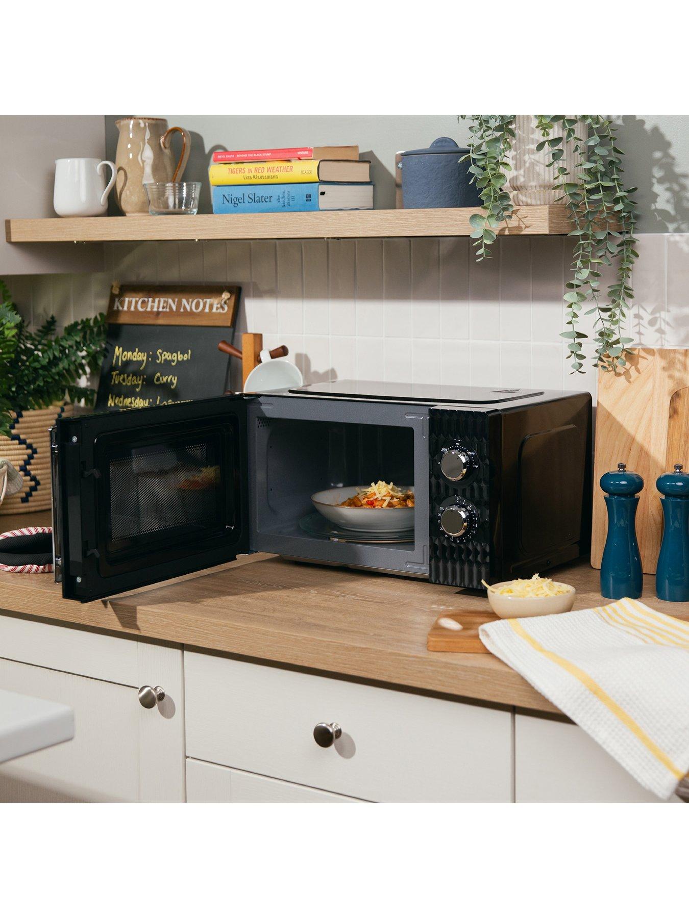 russell-hobbs-honeycomb-bundle-kettle-4-slice-toaster-and-microwave--blackback