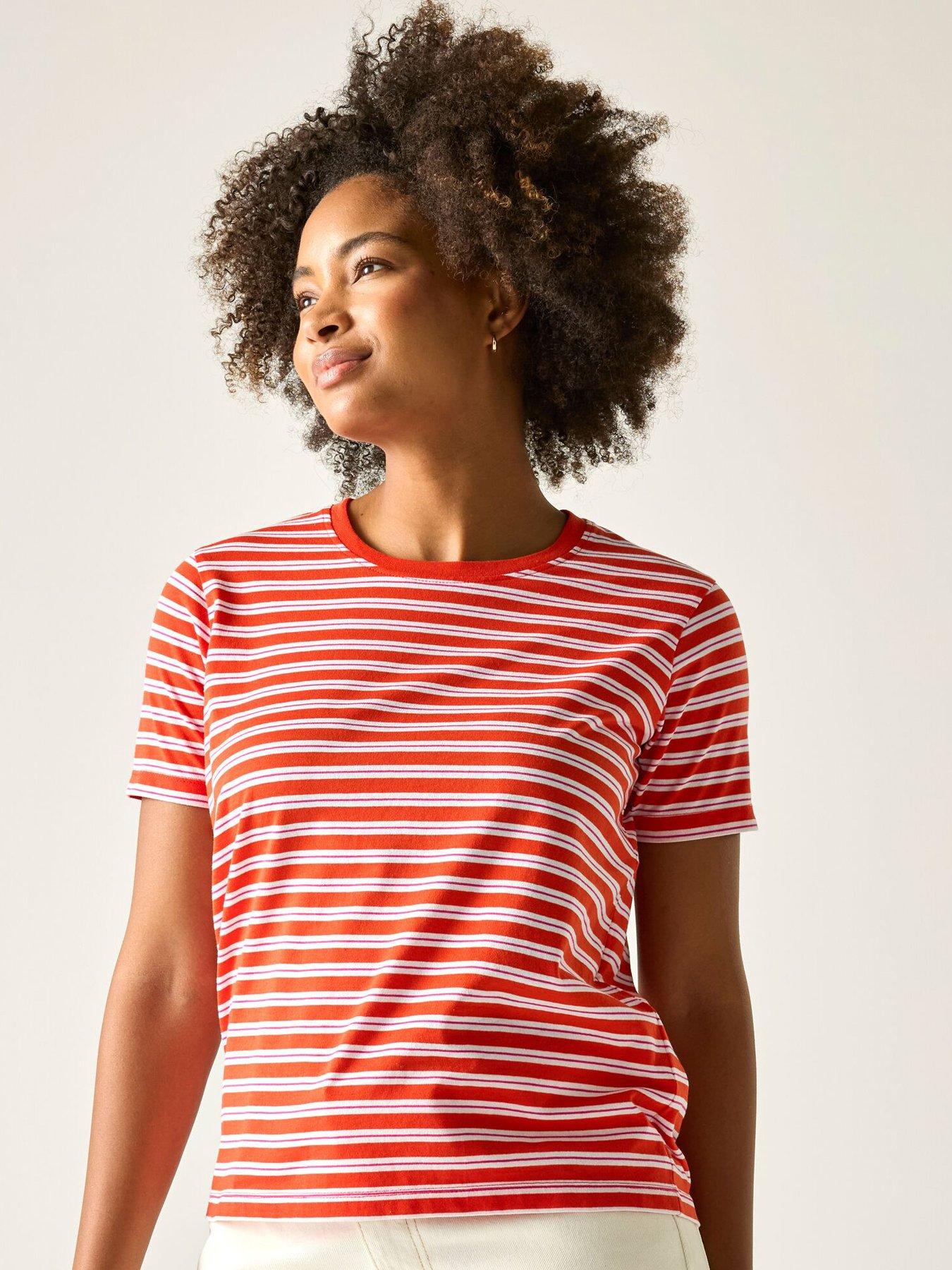 Image 6 of 7 of Regatta Womens Bayletta T-Shirt - Orange