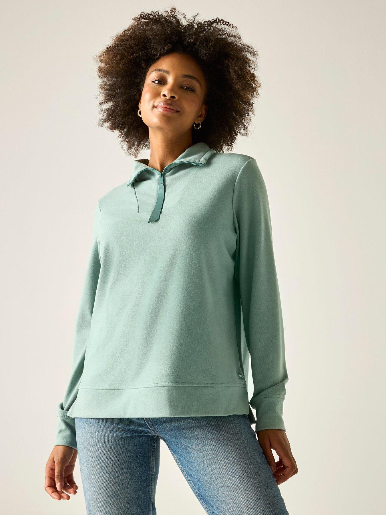 Regatta Womens Demmi 1/2 Zip Fleece - Green