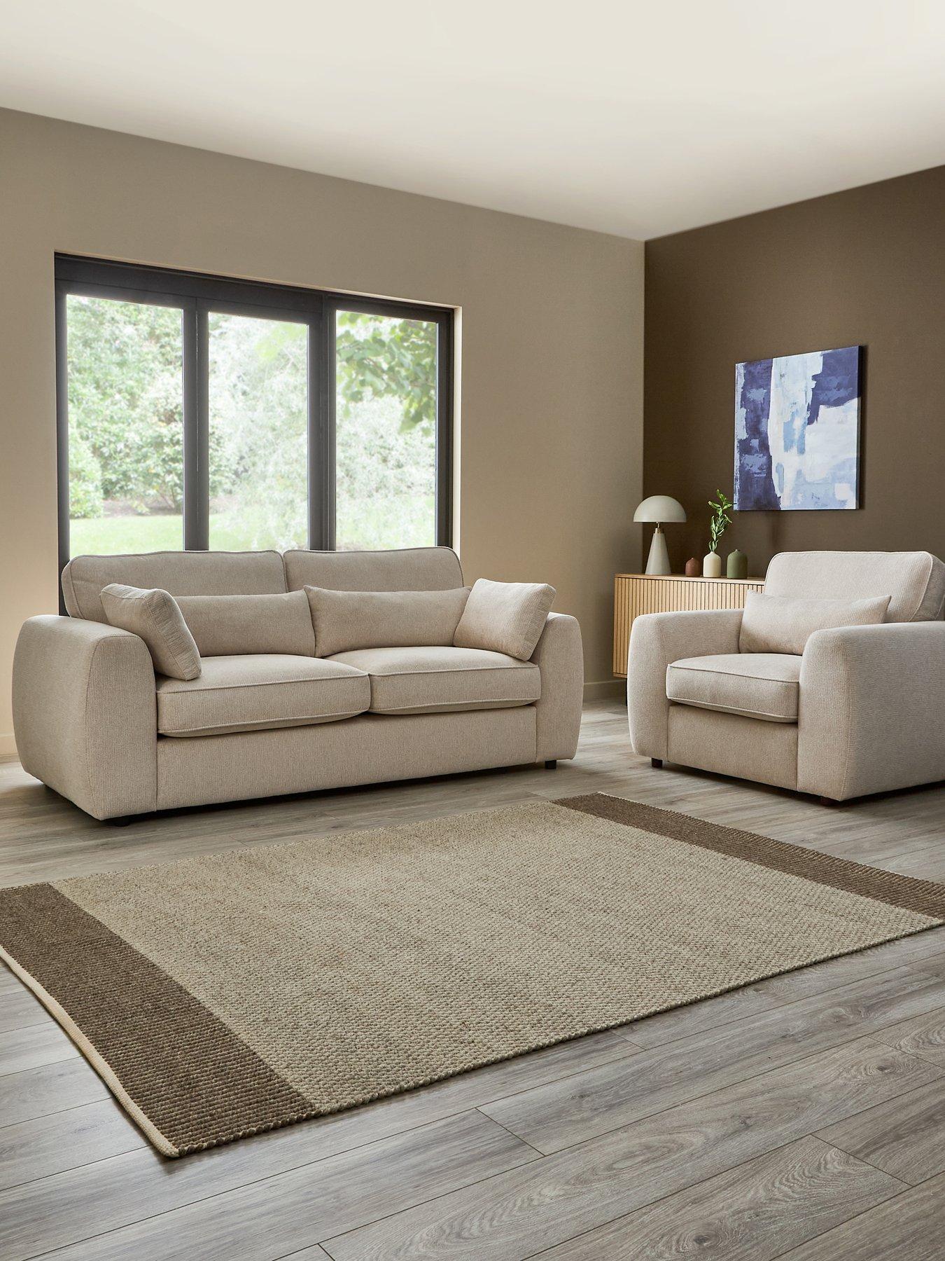 Image 1 of 7 of The Very Collection Carinne 3 Seater + Chair