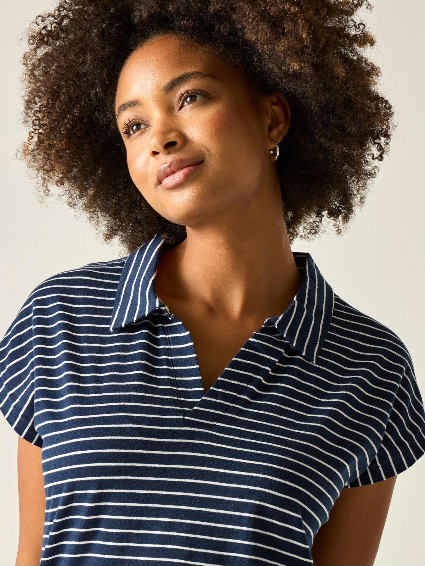 Image 5 of 7 of Regatta Womens Lorana T-Shirt - Navy