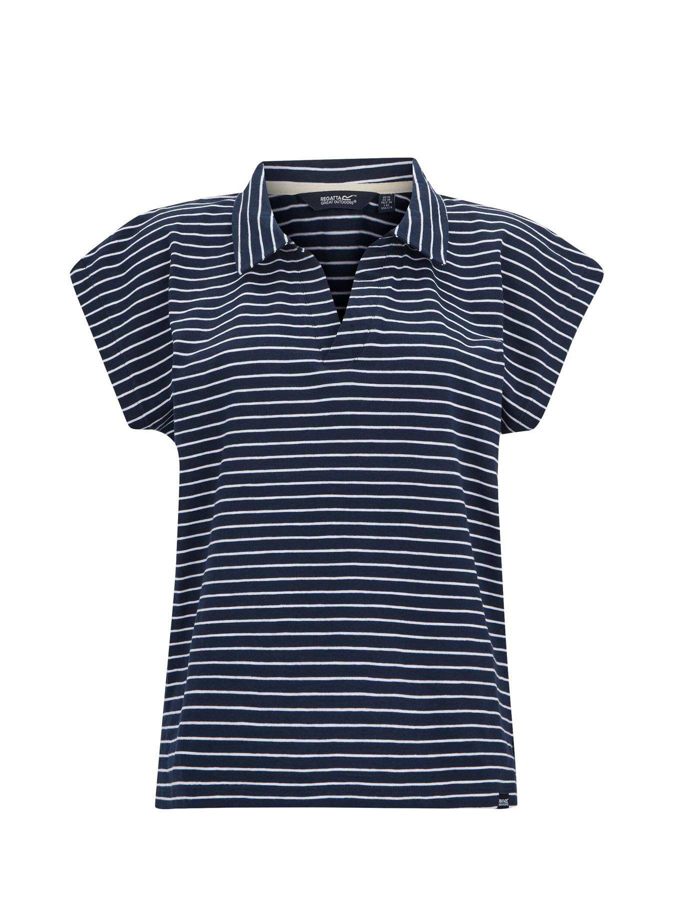 Image 7 of 7 of Regatta Womens Lorana T-Shirt - Navy
