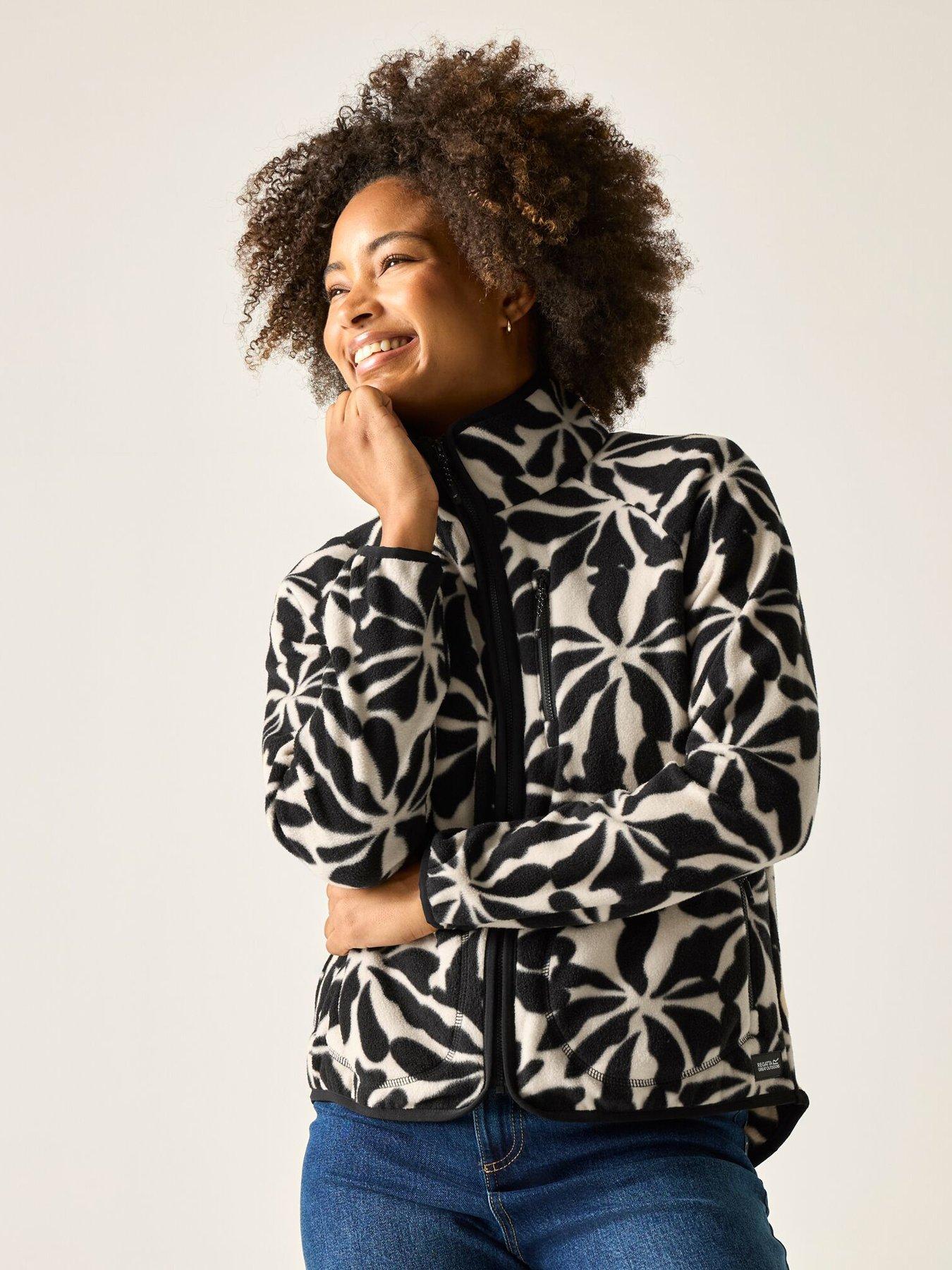 regatta-womens-frankie-full-zip-printed-fleece-blackdetail