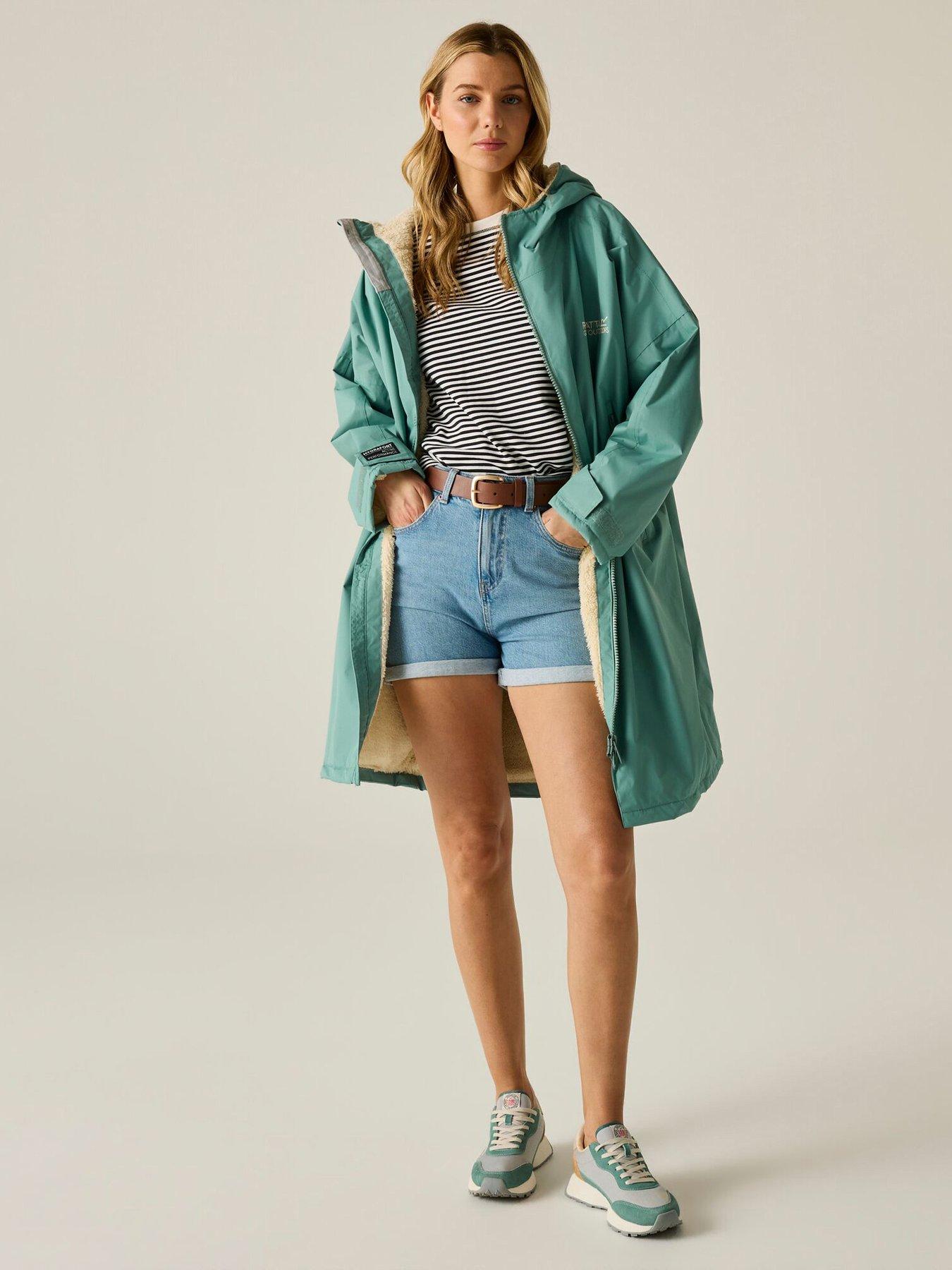 Image 1 of 7 of Regatta Womens Waterproof Robe - Green