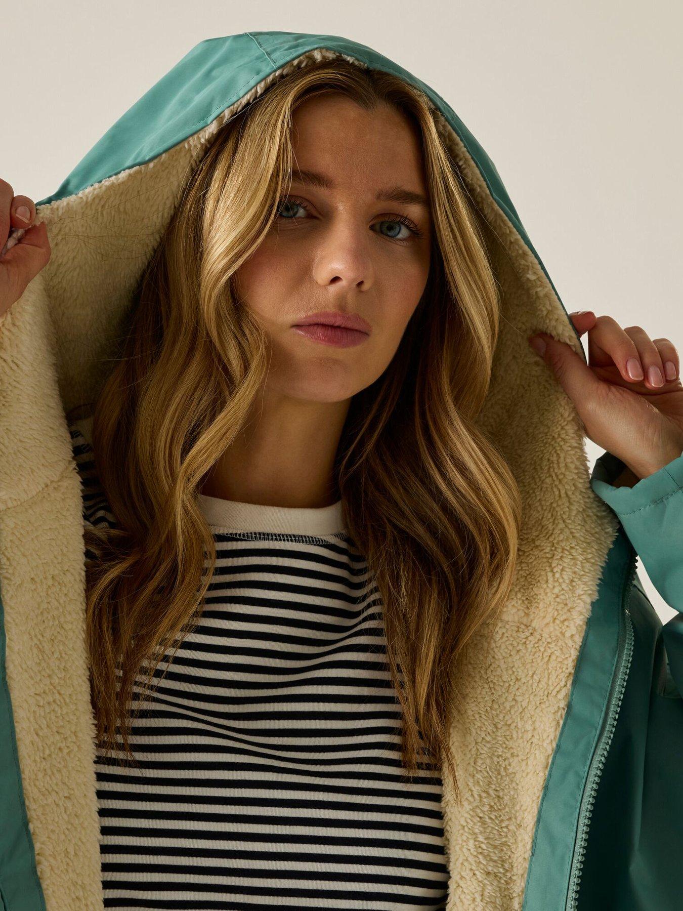 Image 6 of 7 of Regatta Womens Waterproof Robe - Green