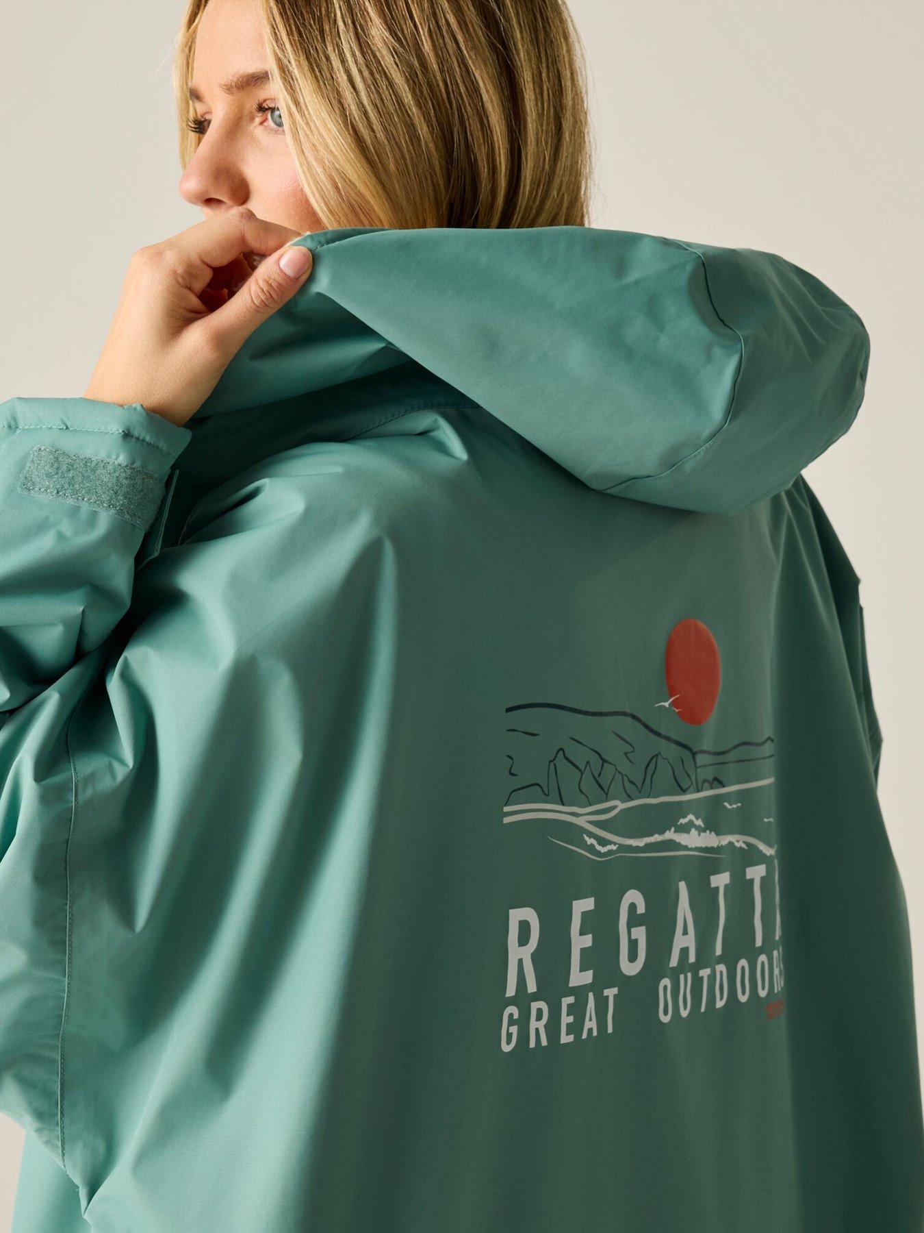 Image 7 of 7 of Regatta Womens Waterproof Robe - Green