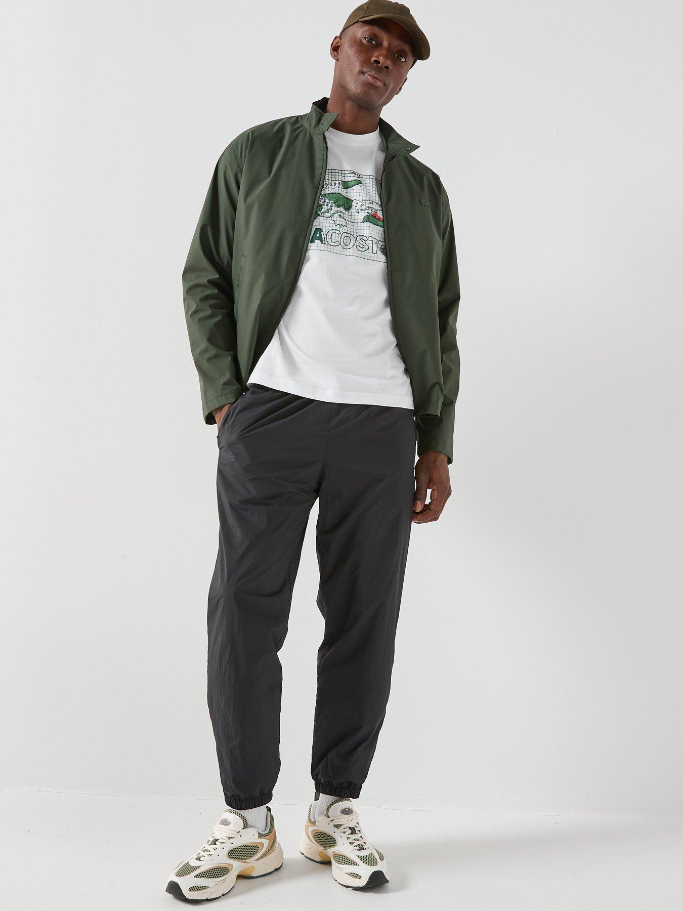 lacoste-harrington-jacket-dark-greenoutfit