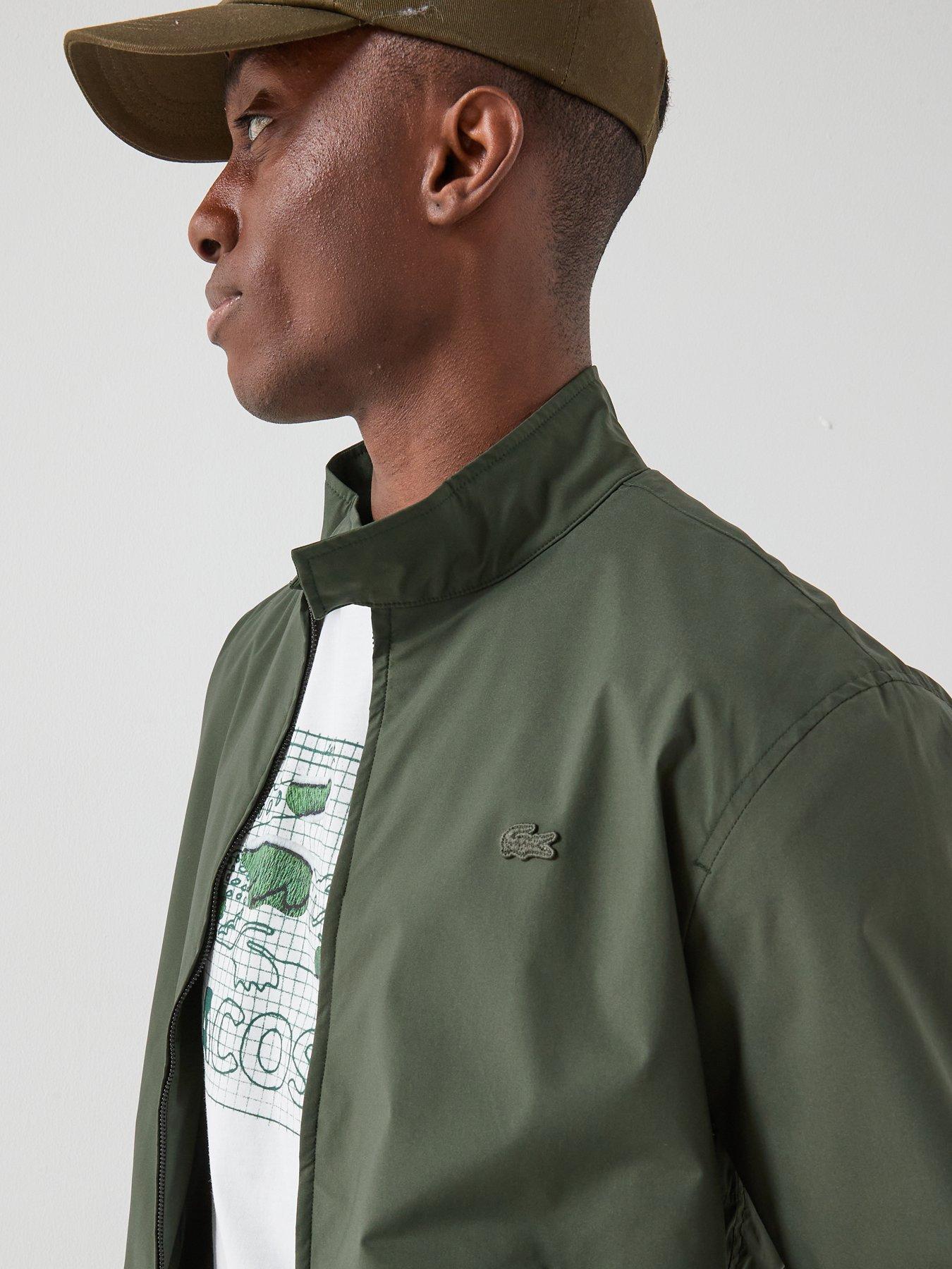 lacoste-harrington-jacket-dark-greendetail