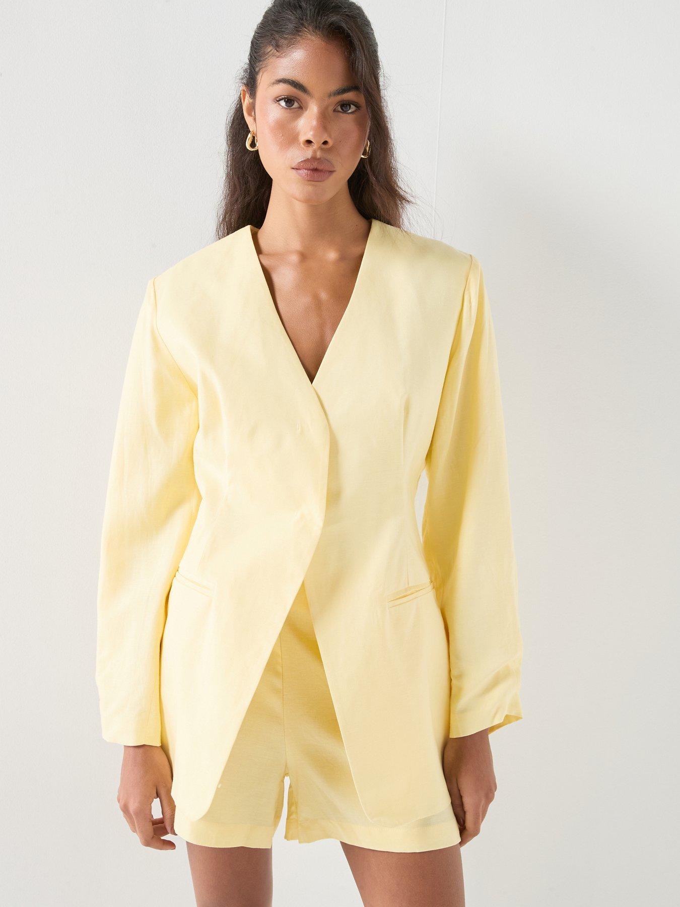 Style Cheat Balloon Sleeve Co-ord Blazer