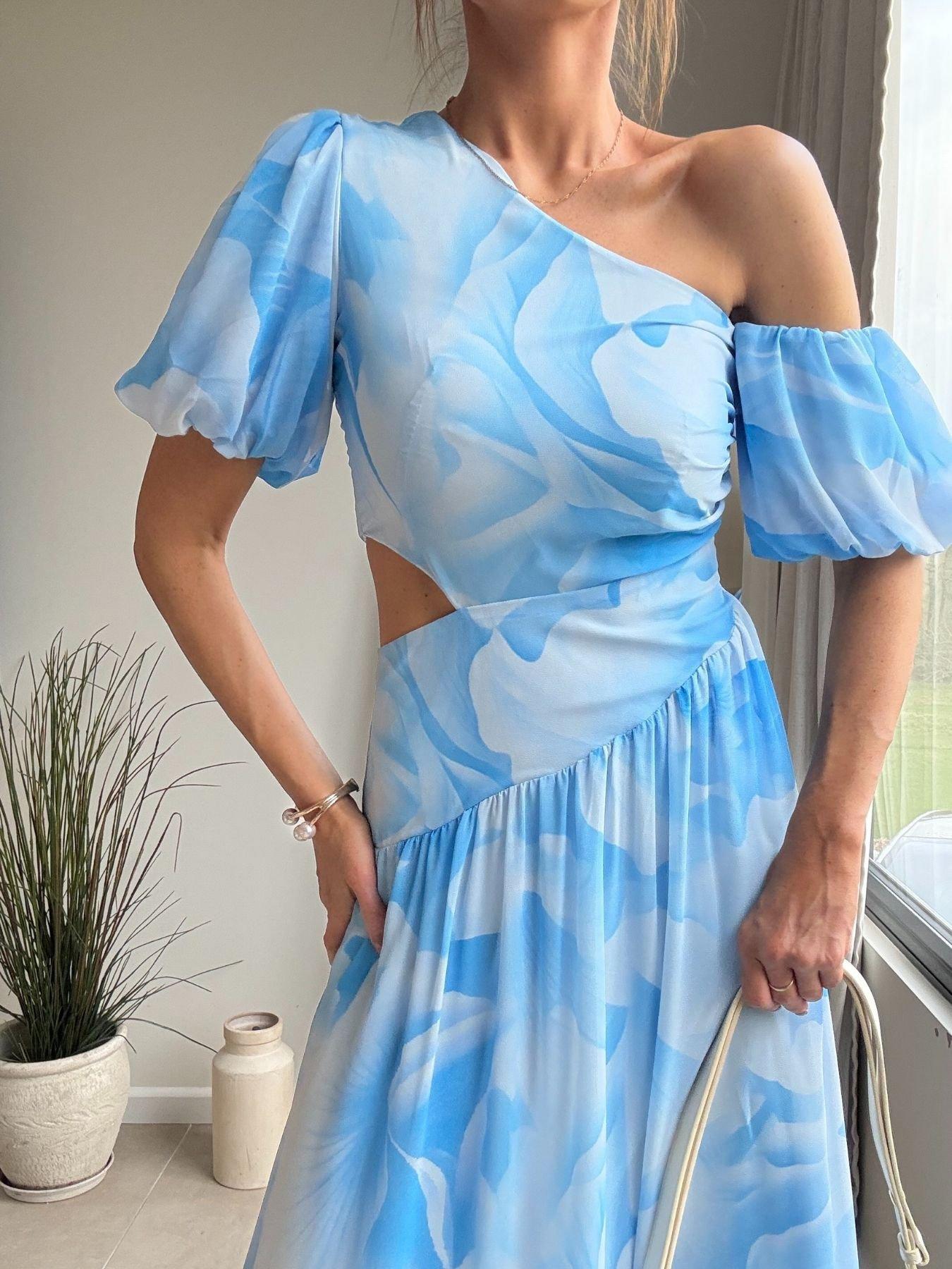 Image 4 of 4 of Style Cheat Assymetric Cutout Dress