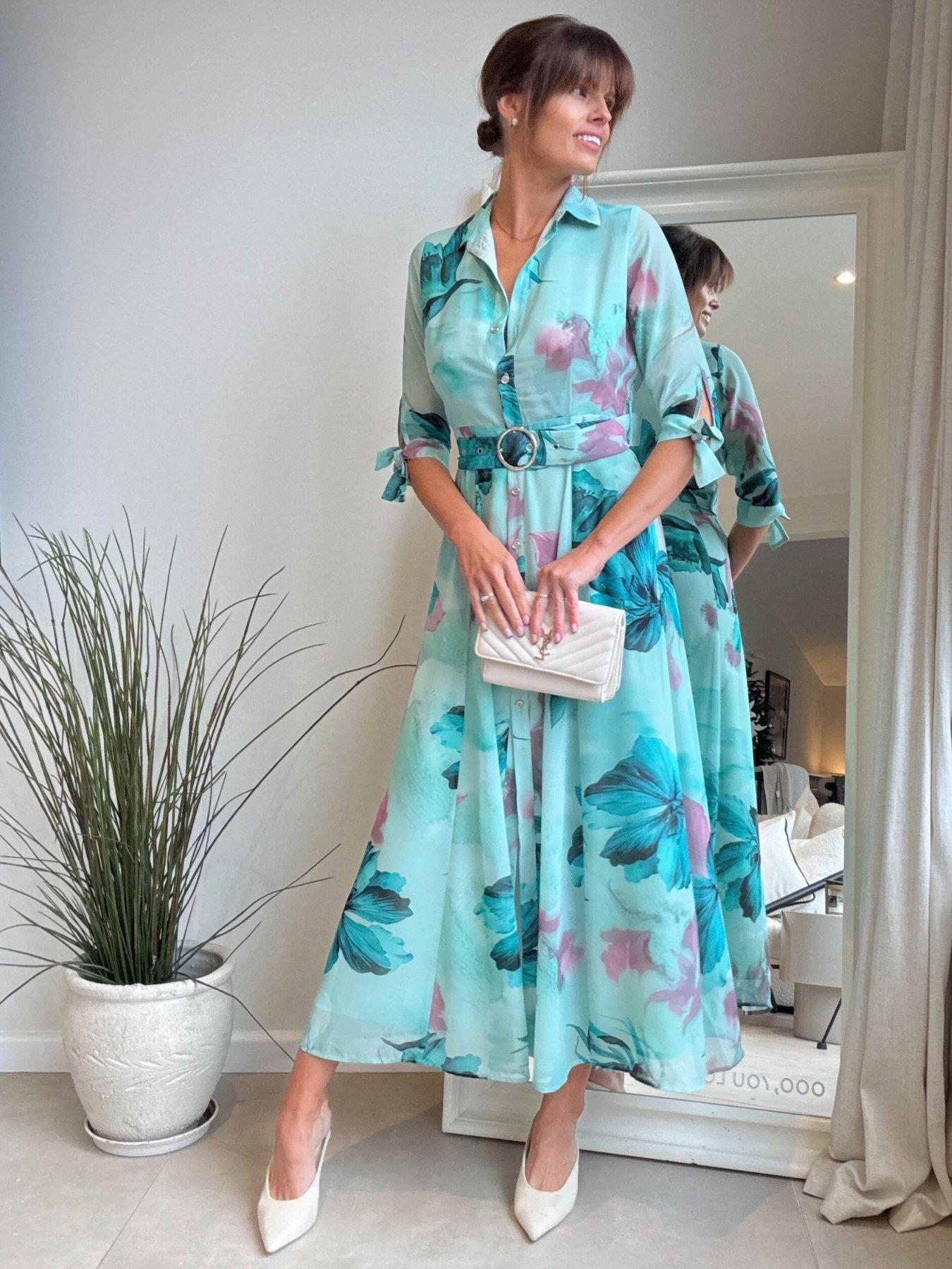 Image 1 of 4 of Style Cheat Daphne Chiffon Dress