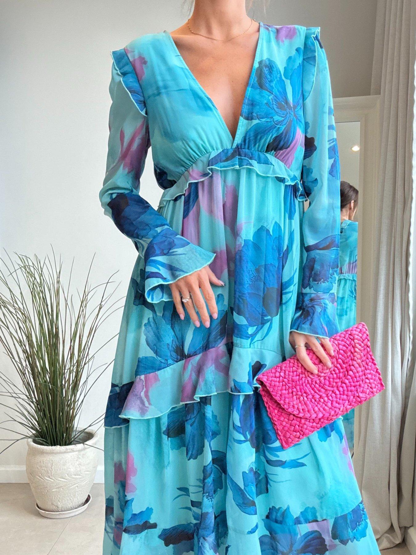 style-cheat-birdie-long-sleeve-midi-dress-blueoutfit