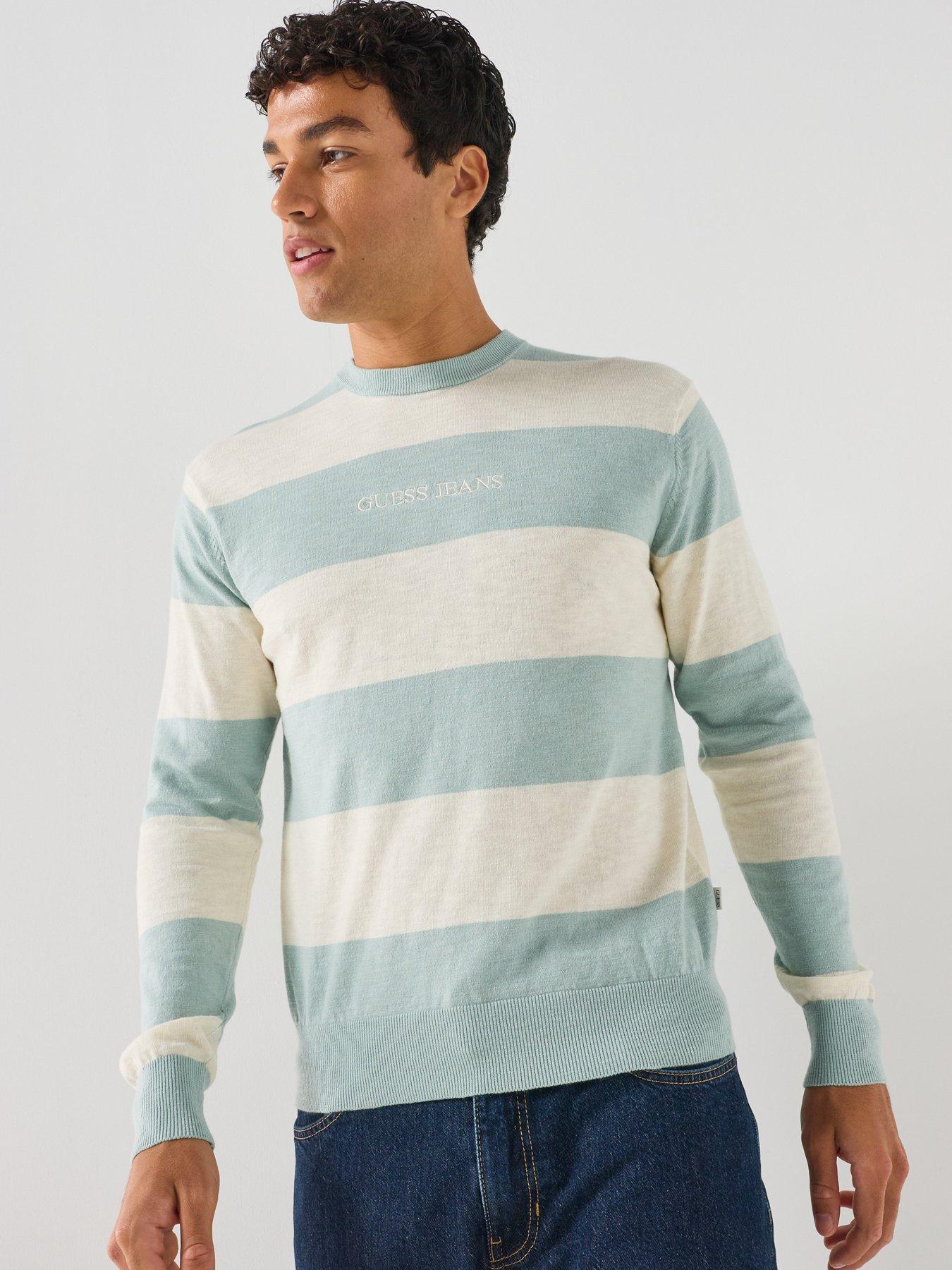 Image 5 of 6 of Guess Jeans Guess Jeans Stripe Knitted Jumper