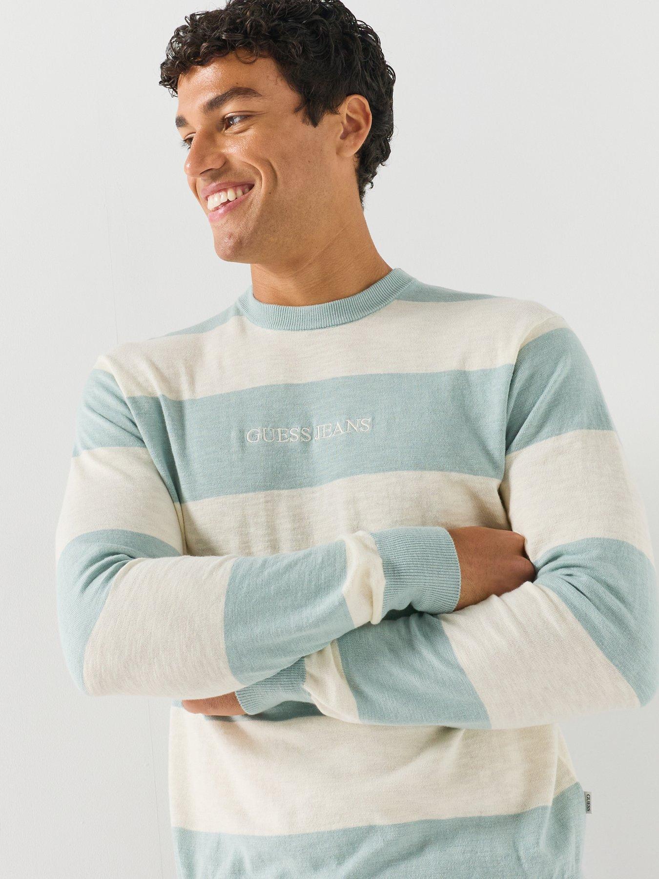 Image 6 of 6 of Guess Jeans Guess Jeans Stripe Knitted Jumper