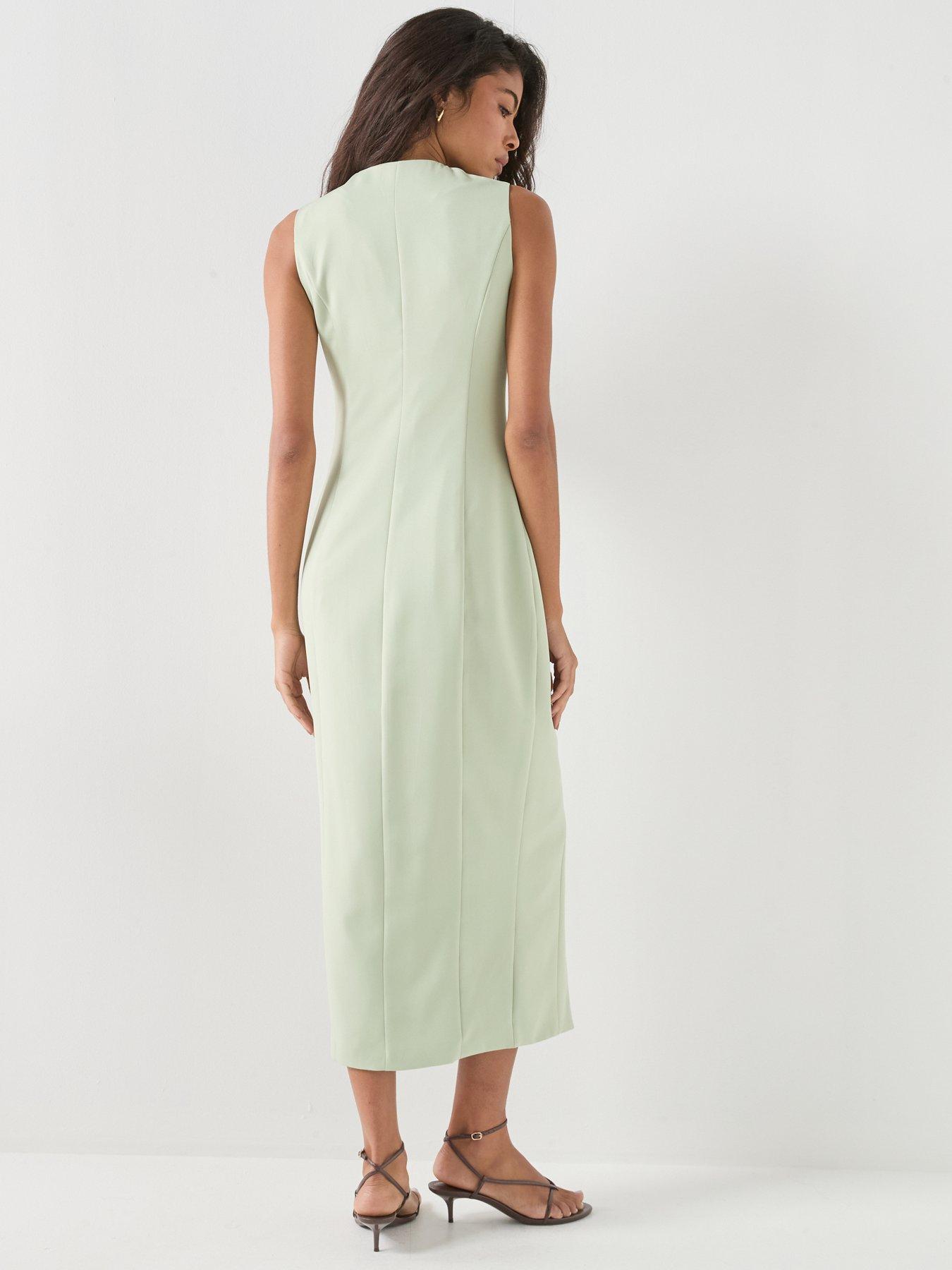 style-cheat-tailored-dress-greenstillFront