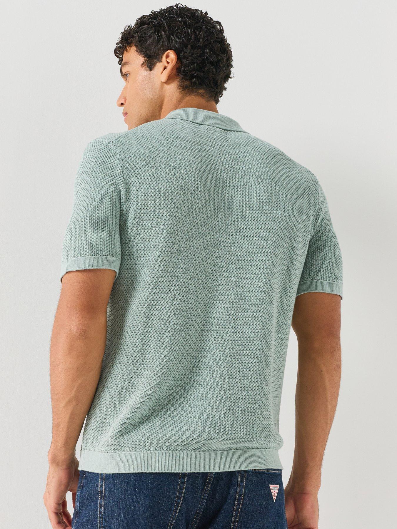 Image 2 of 6 of Guess Jeans Guess Jeans Short Sleeve Knitted Polo