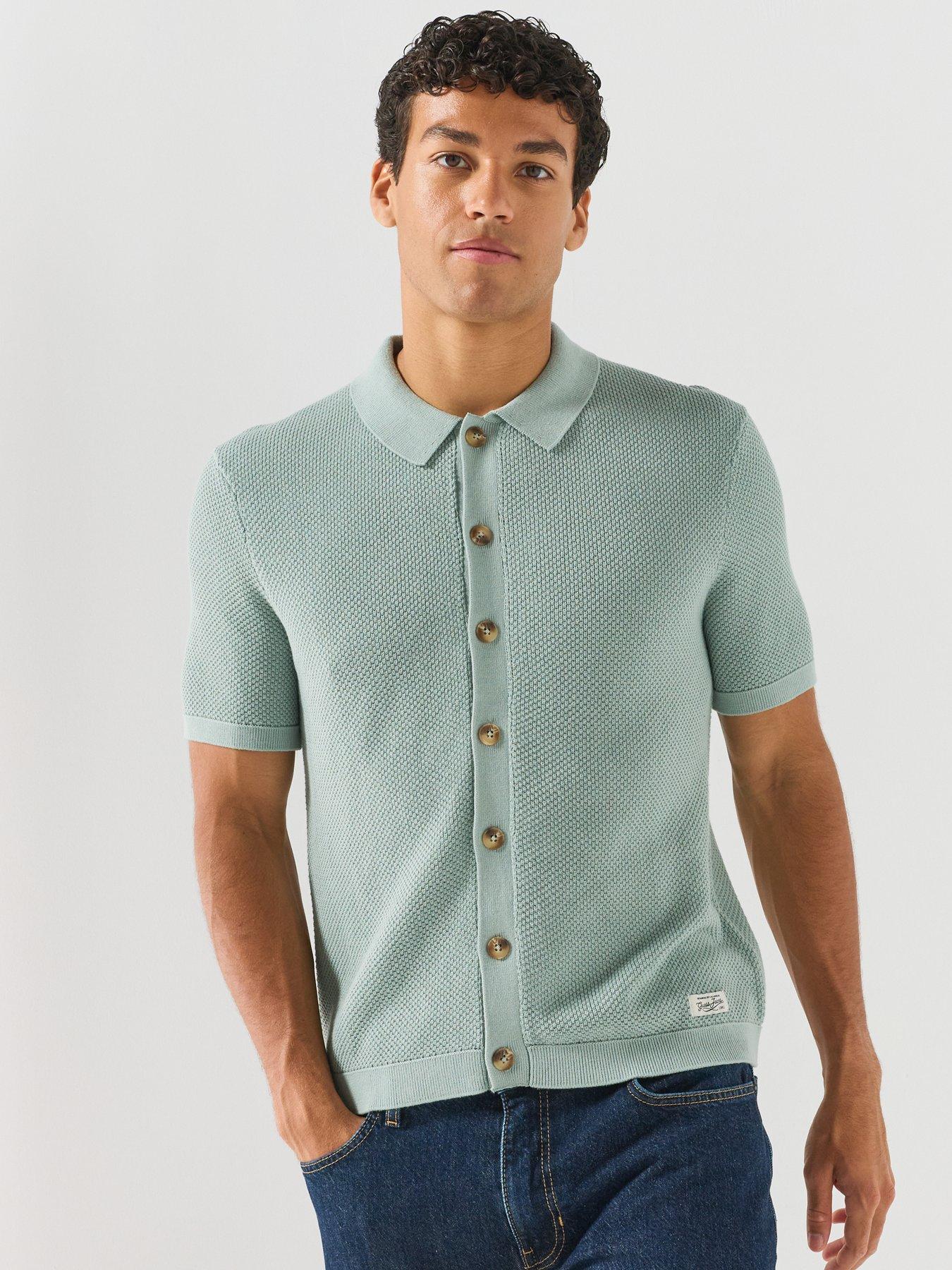 Image 4 of 6 of Guess Jeans Guess Jeans Short Sleeve Knitted Polo