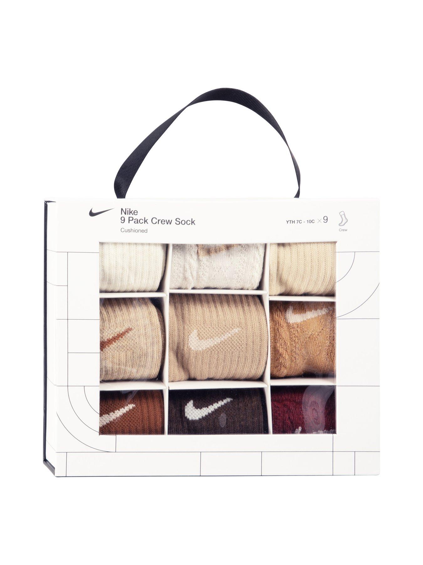 Image 3 of 4 of Nike Kids Unisex 9Pk Holiday Sock Crew Pack Set - Multi