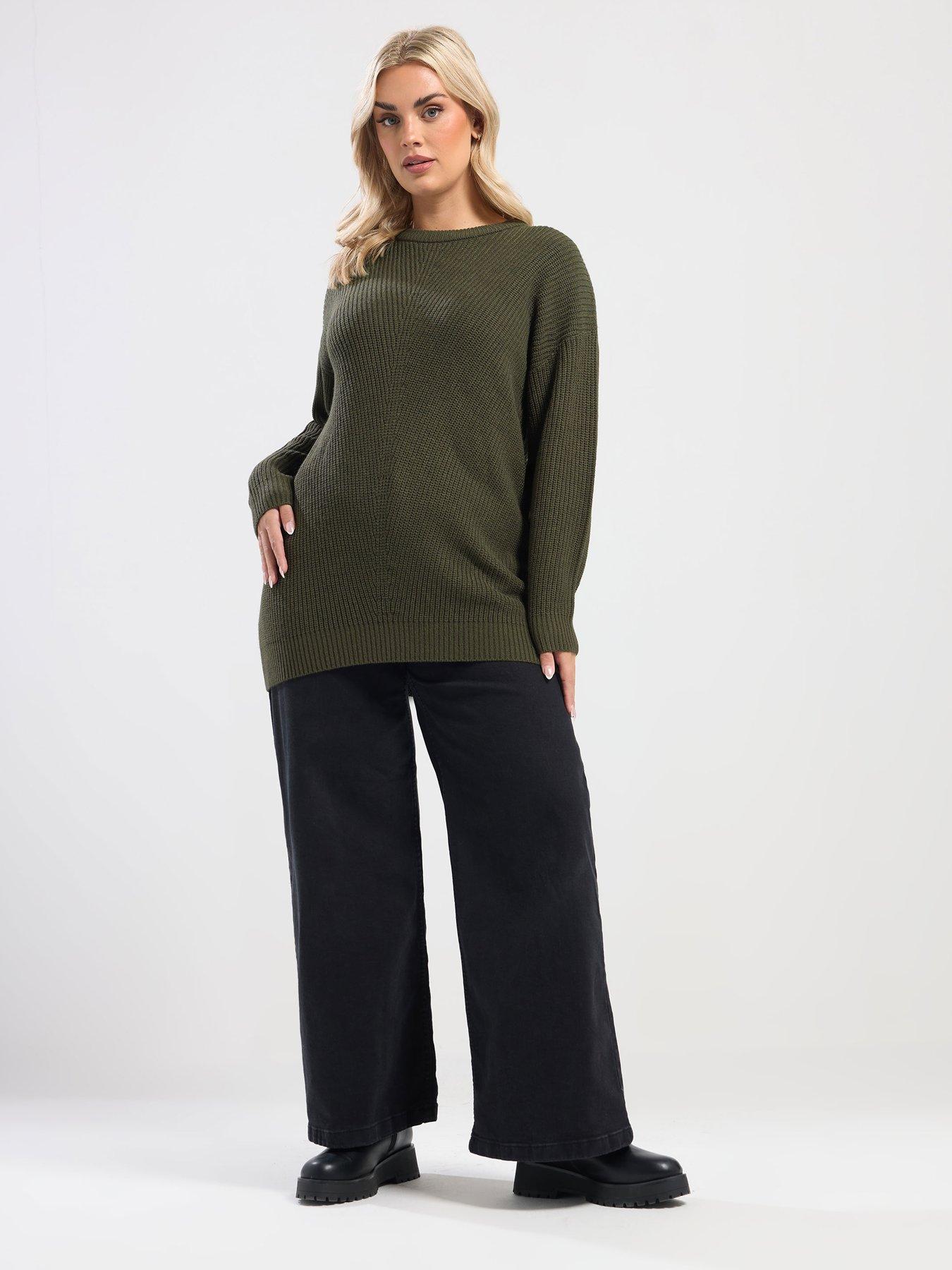 yours-curve-essential-jumper-greenback