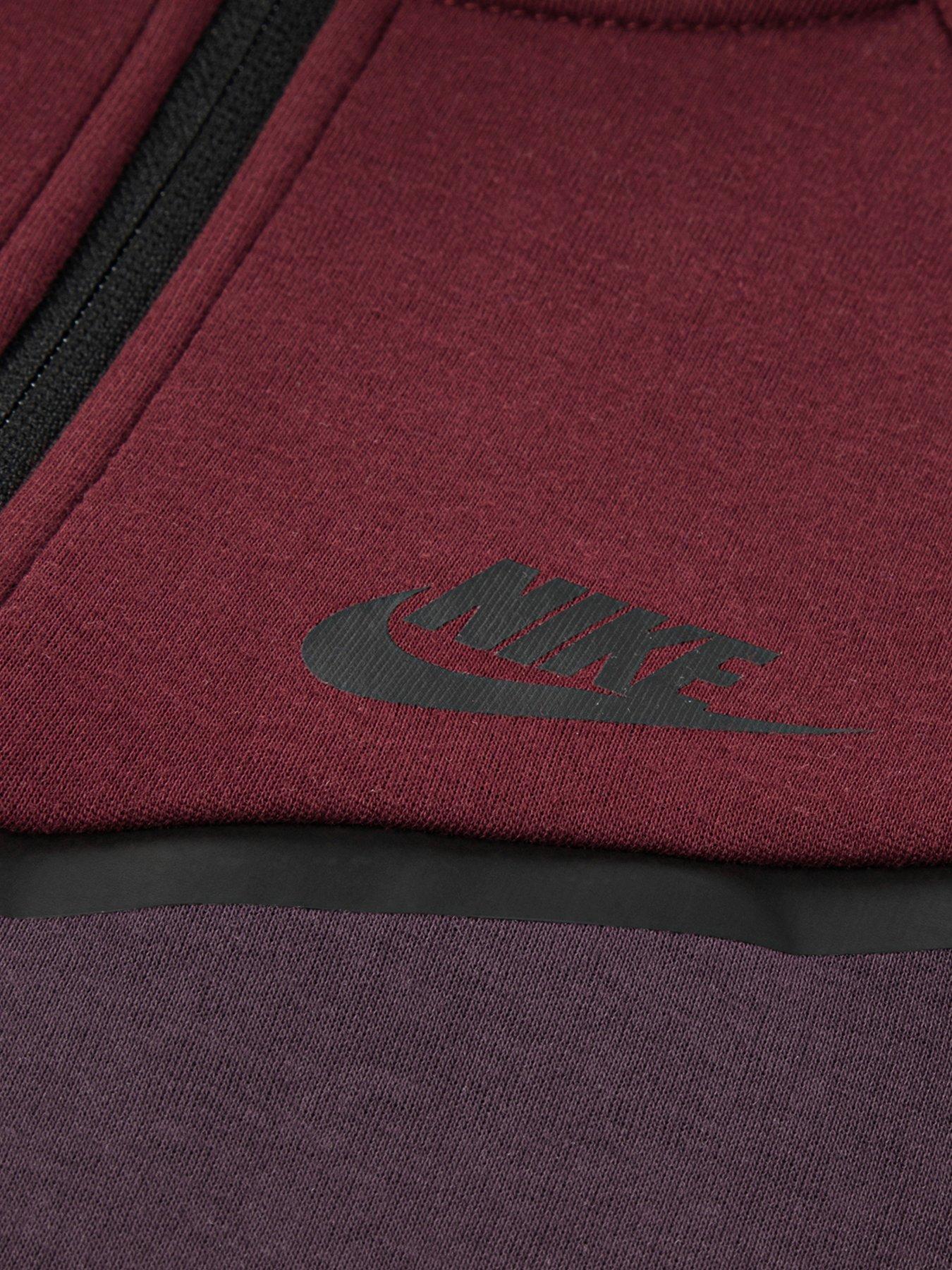 nike-kids-unisex-nike-tech-fleece-full-zip-tracksuit-burgundydetail