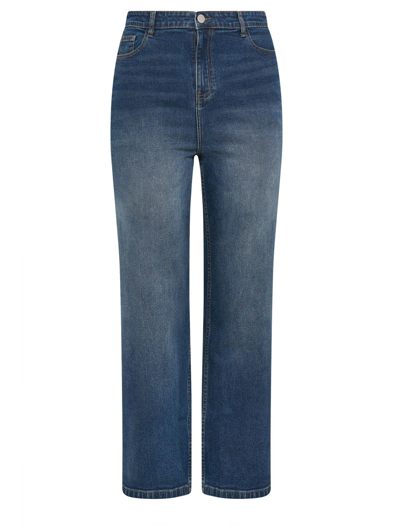 Image 5 of 5 of Yours Curve Sandblast Wide Leg Jean