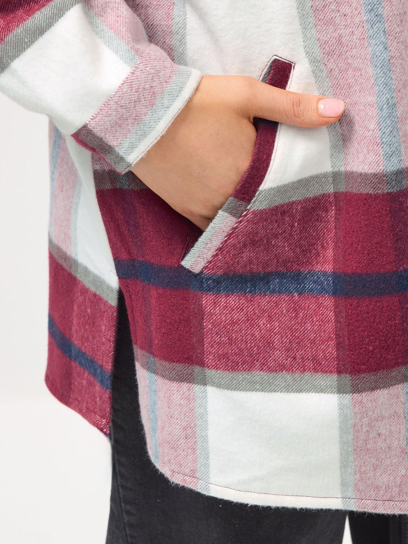 yours-curve-check-shacket-redoutfit