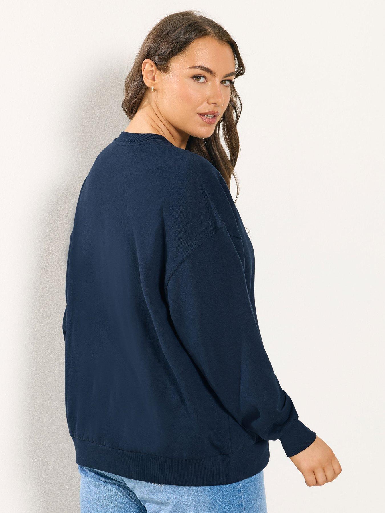 yours-curve-new-york-sweatshirt-bluestillFront