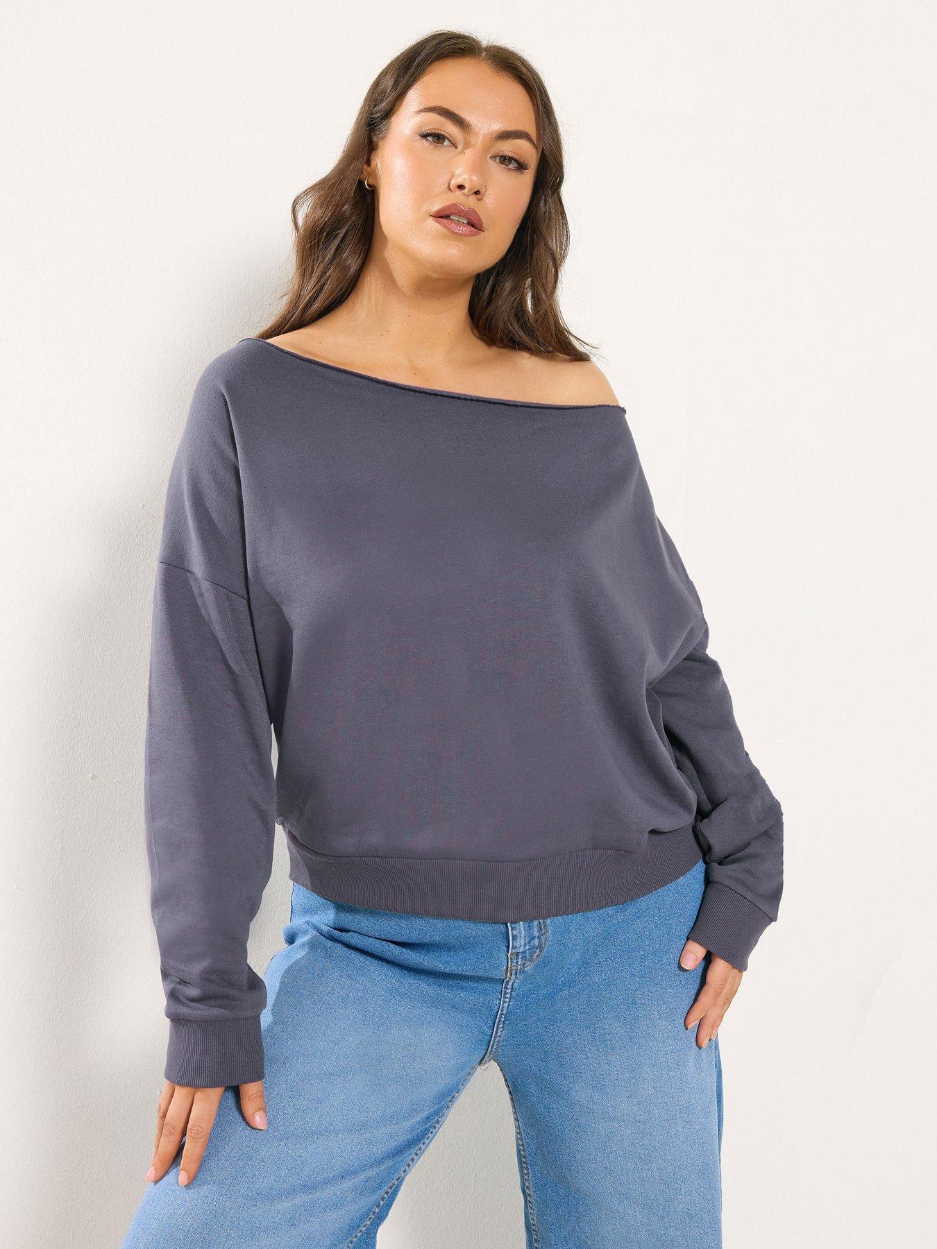 yours-curve-off-the-shoulder-sweatshirt-grey