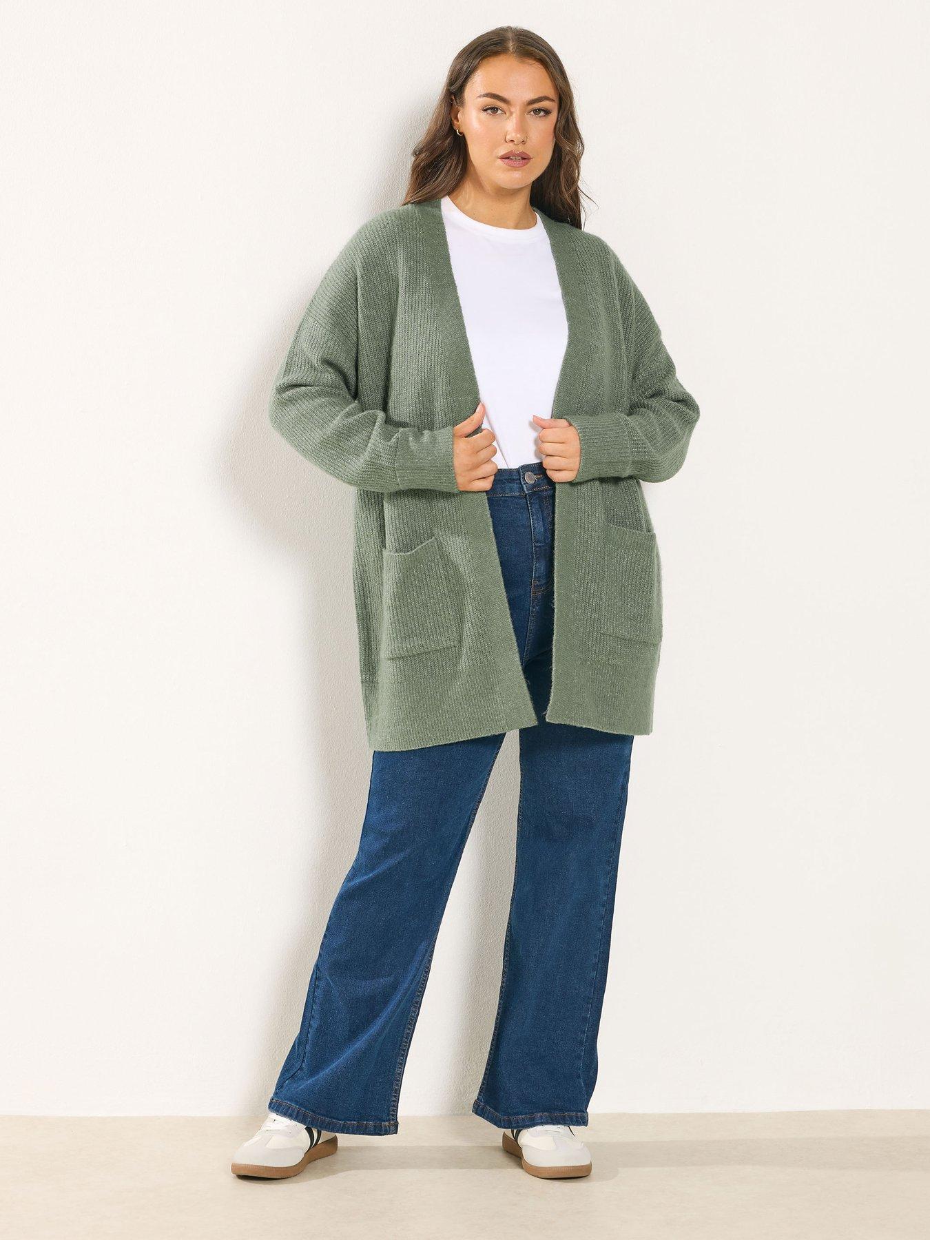 yours-curve-soft-handle-cardigan-greenback