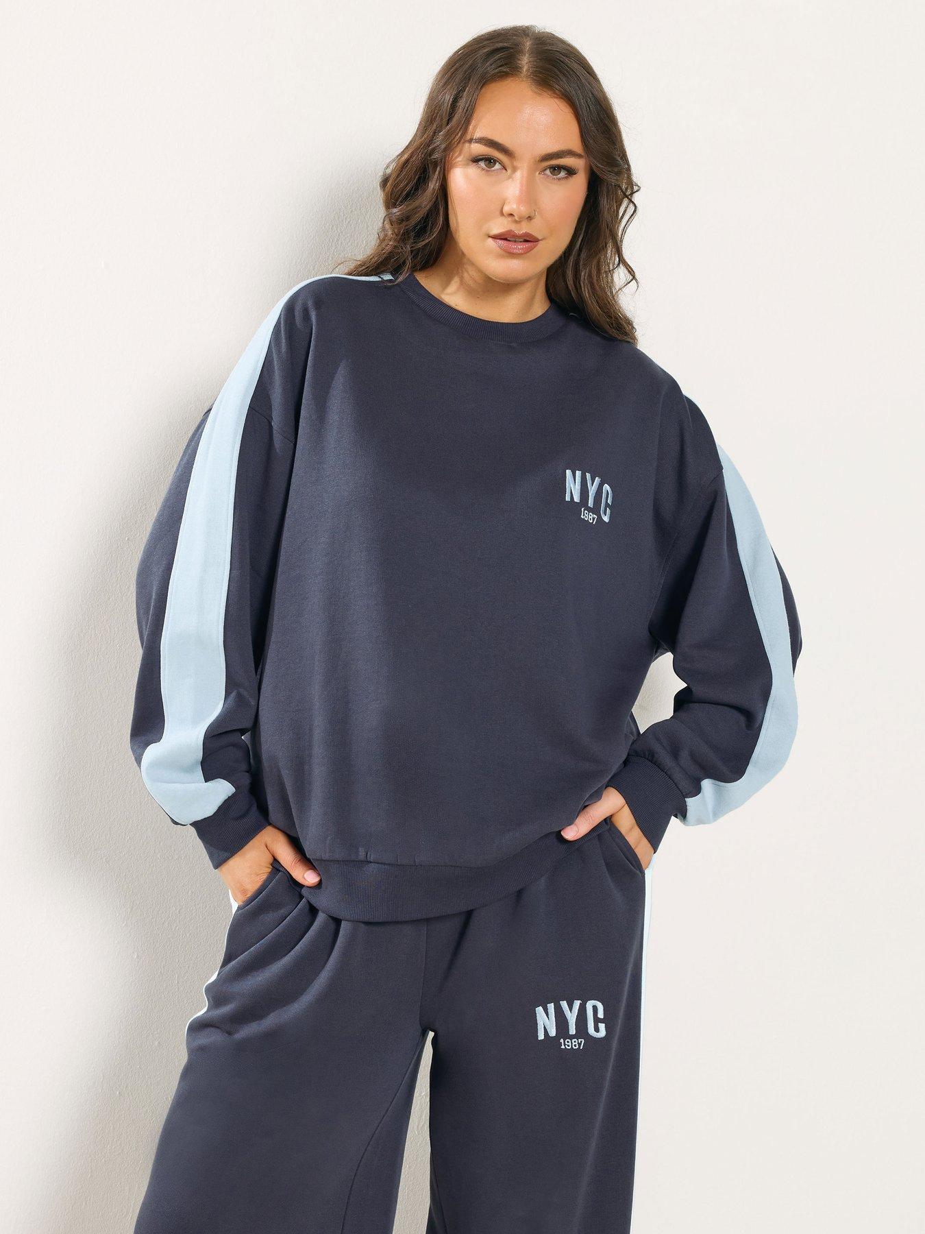 yours-curve-nyc-side-stripe-sweatshirt-bluedetail