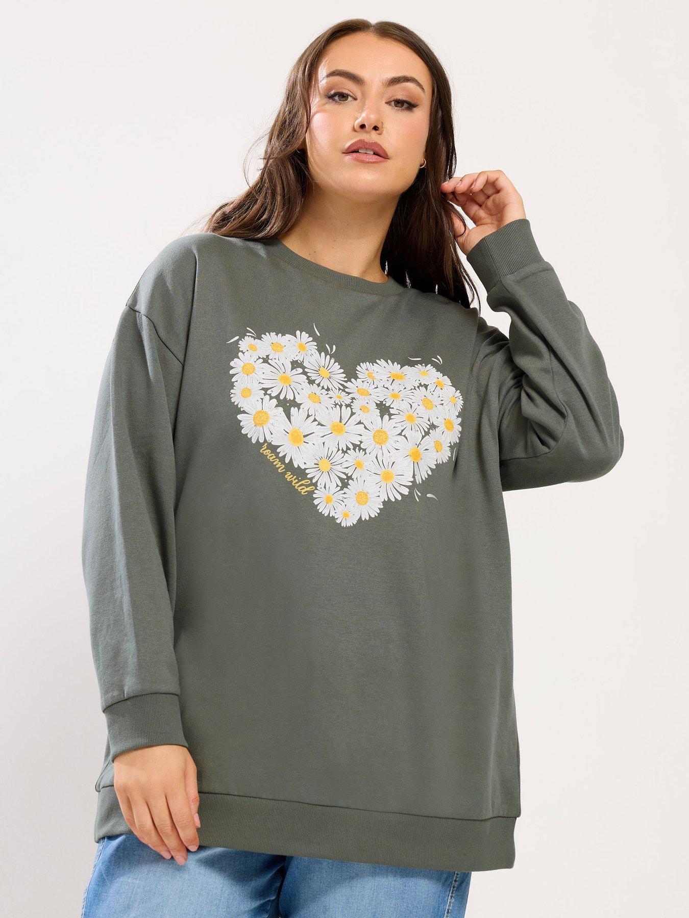 yours-curve-daisy-sweatshirt