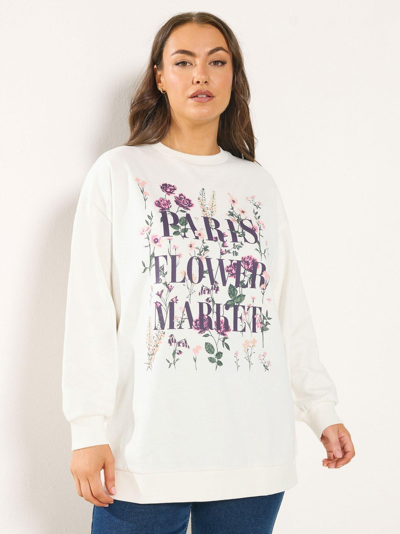 yours-curve-paris-flower-market-sweatshirt-white