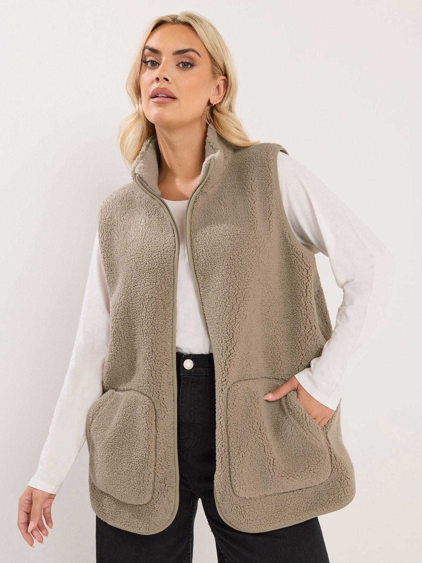 yours-curve-borg-gilet-cream