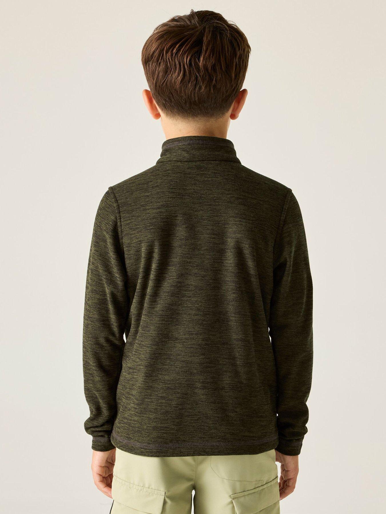 regatta-boys-hot-shot-marl-fleece-greenstillFront