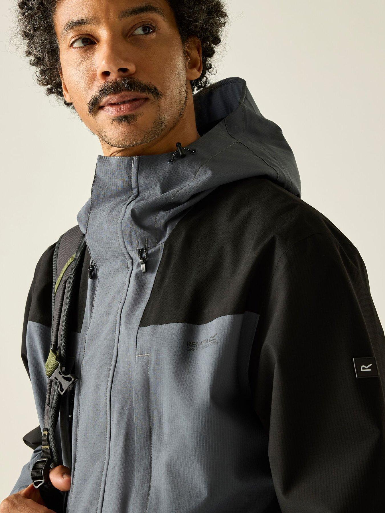 regatta-mens-freesdale-jacket-greydetail