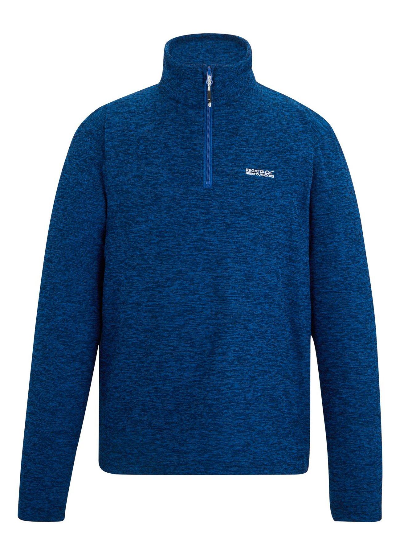 regatta-mens-thompson-marl-fleece-bluedetail