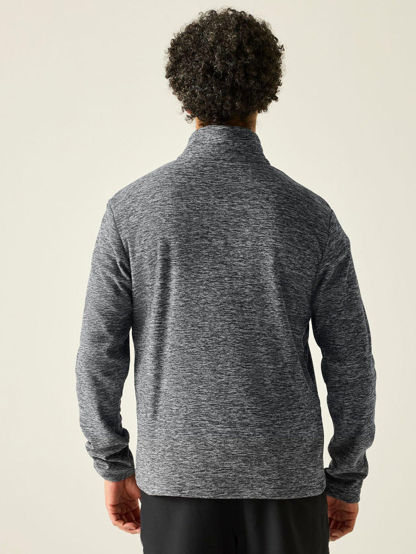 regatta-mens-thompson-marl-fleece-greenstillFront