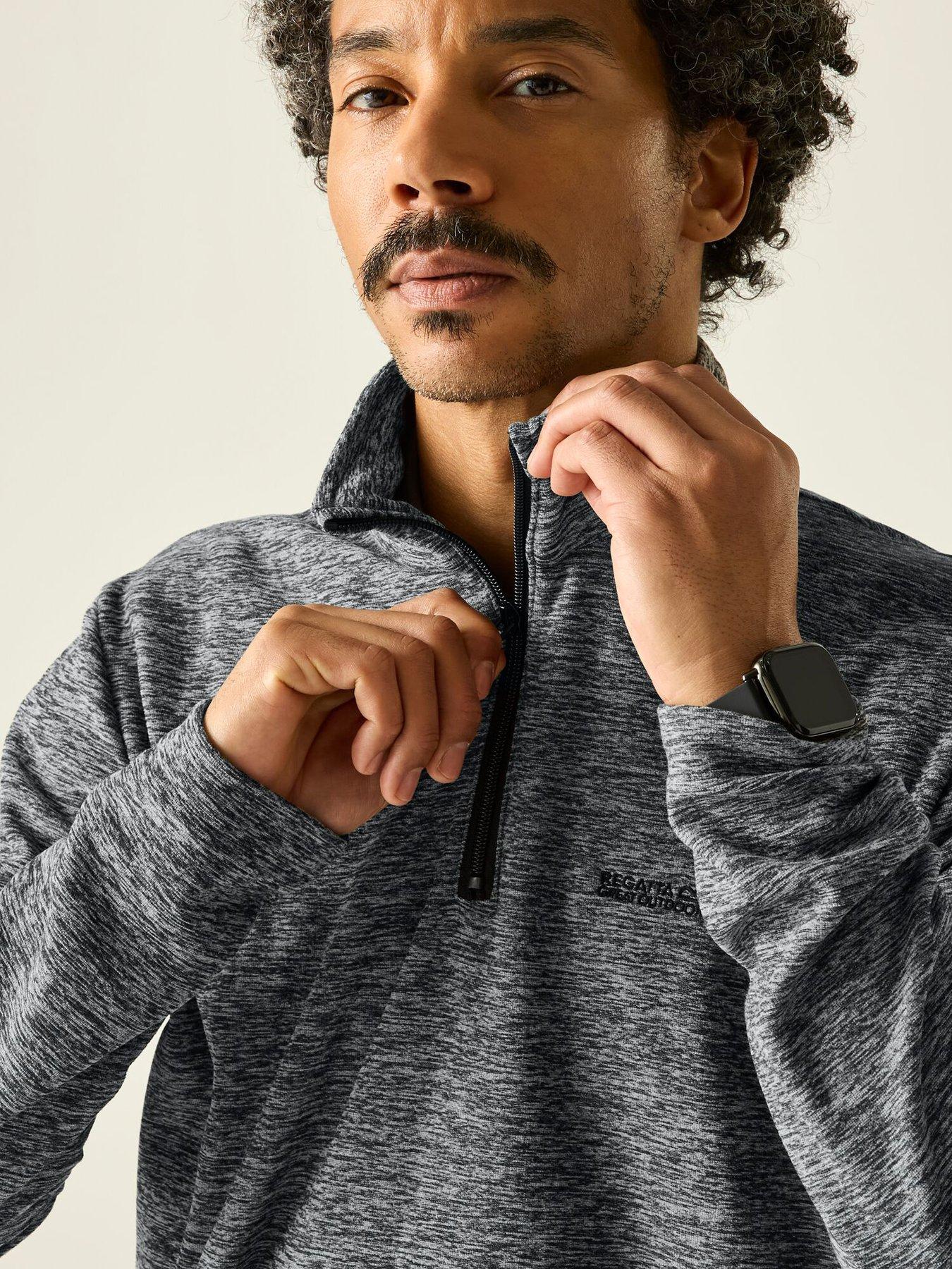 regatta-mens-thompson-marl-fleece-greenoutfit