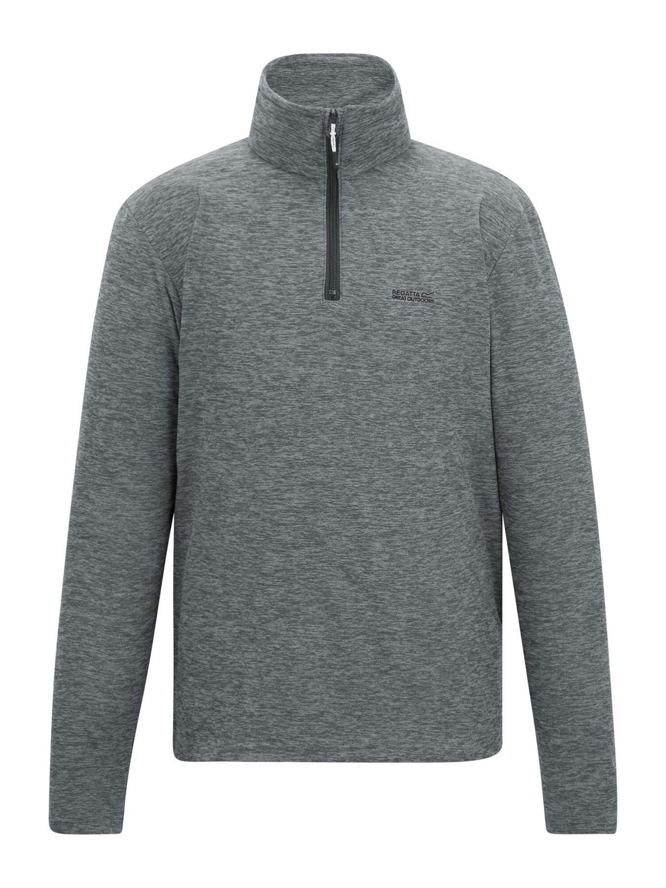 regatta-mens-thompson-marl-fleece-greendetail