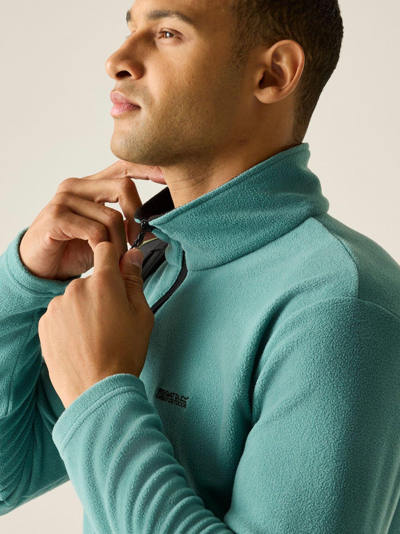 regatta-mens-thompson-fleece-greenoutfit