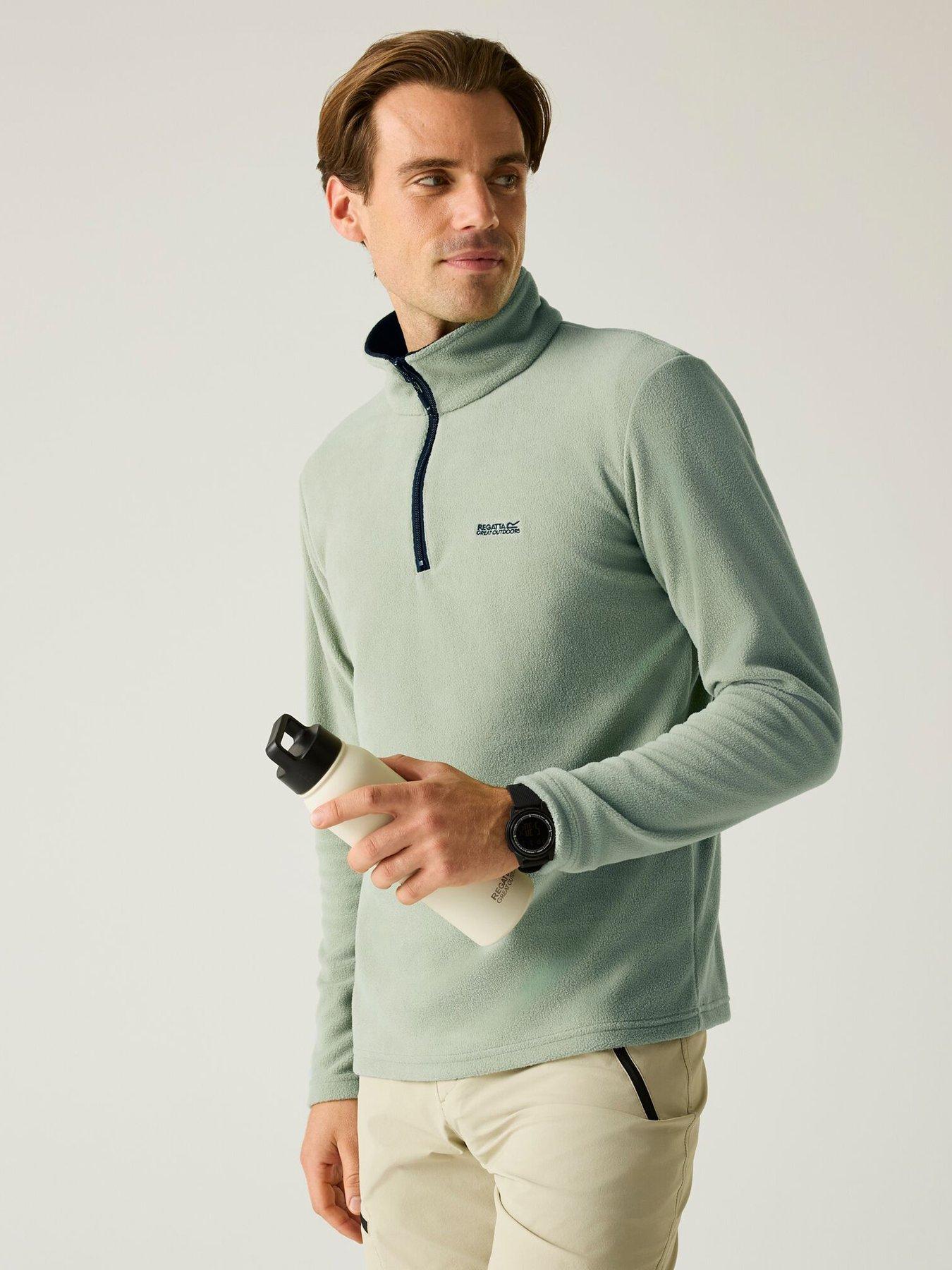 regatta-mens-thompson-fleece-greenfront