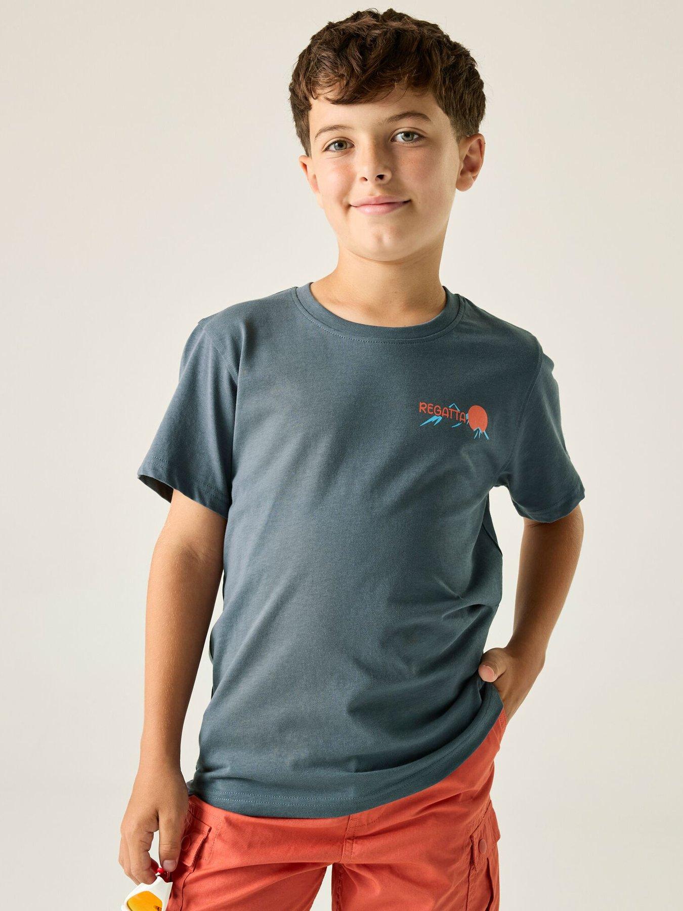 Image 1 of 7 of Regatta Boys Bosley T-shirt - Grey