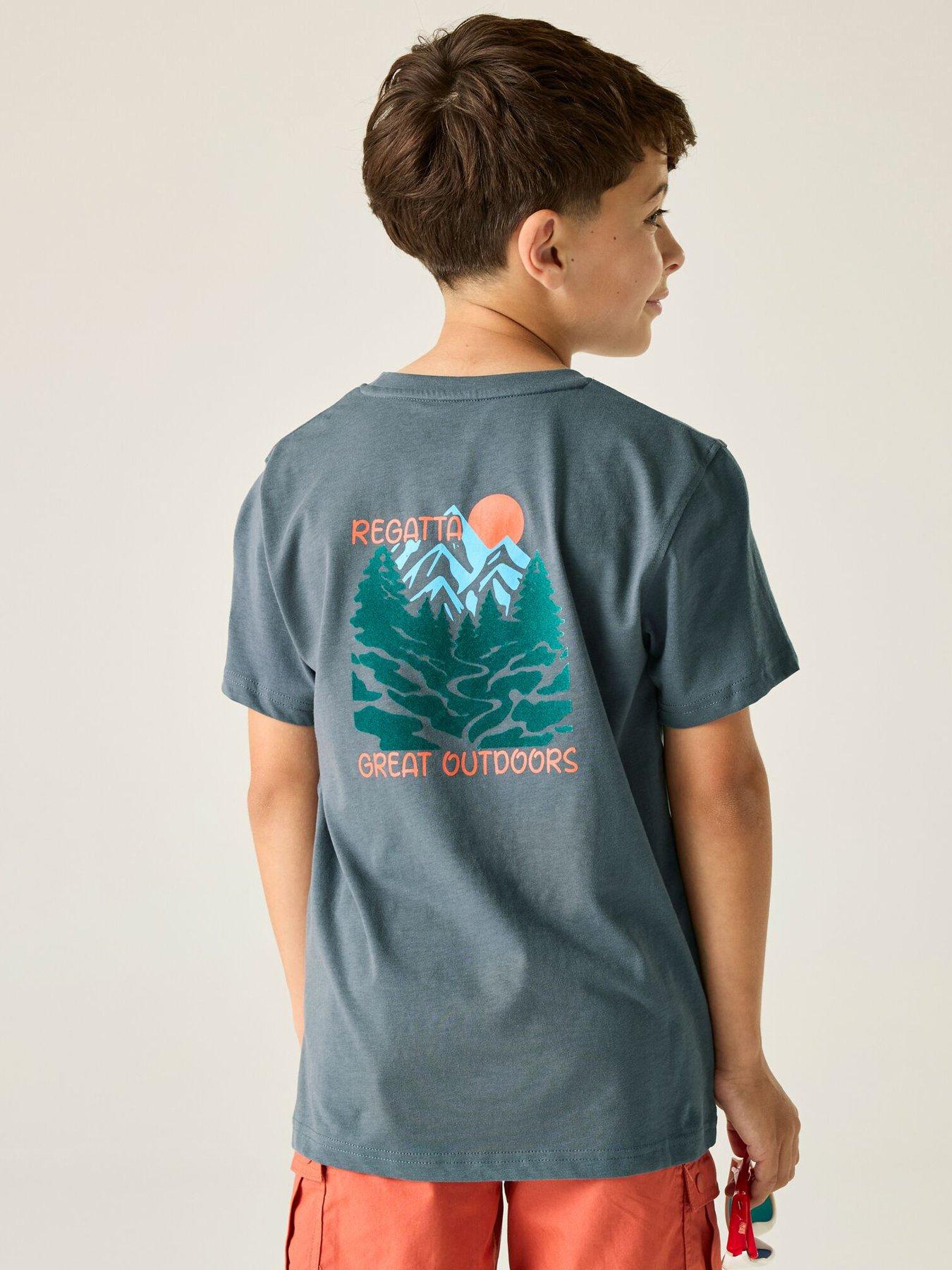 Image 2 of 7 of Regatta Boys Bosley T-shirt - Grey