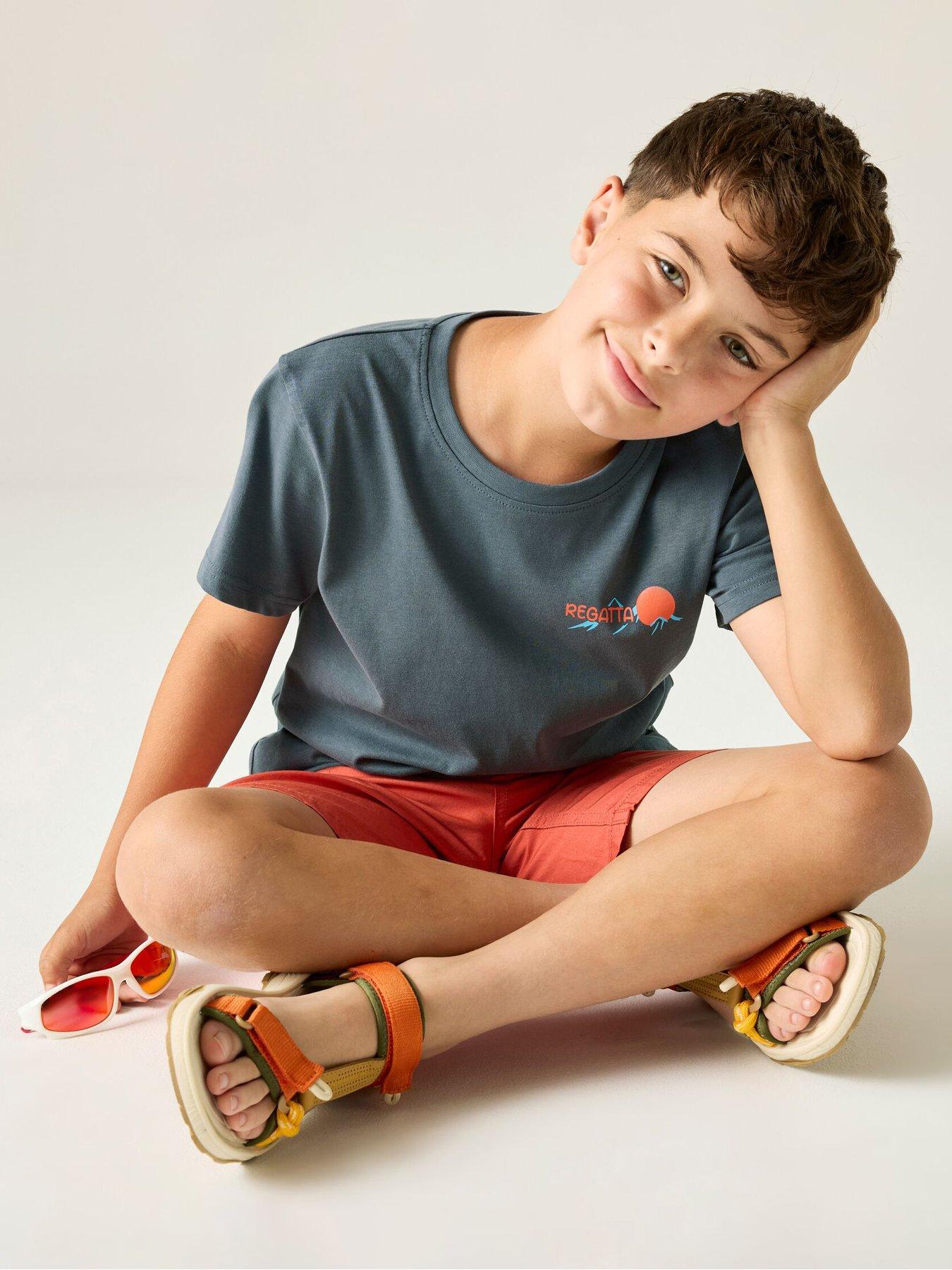 Image 4 of 7 of Regatta Boys Bosley T-shirt - Grey