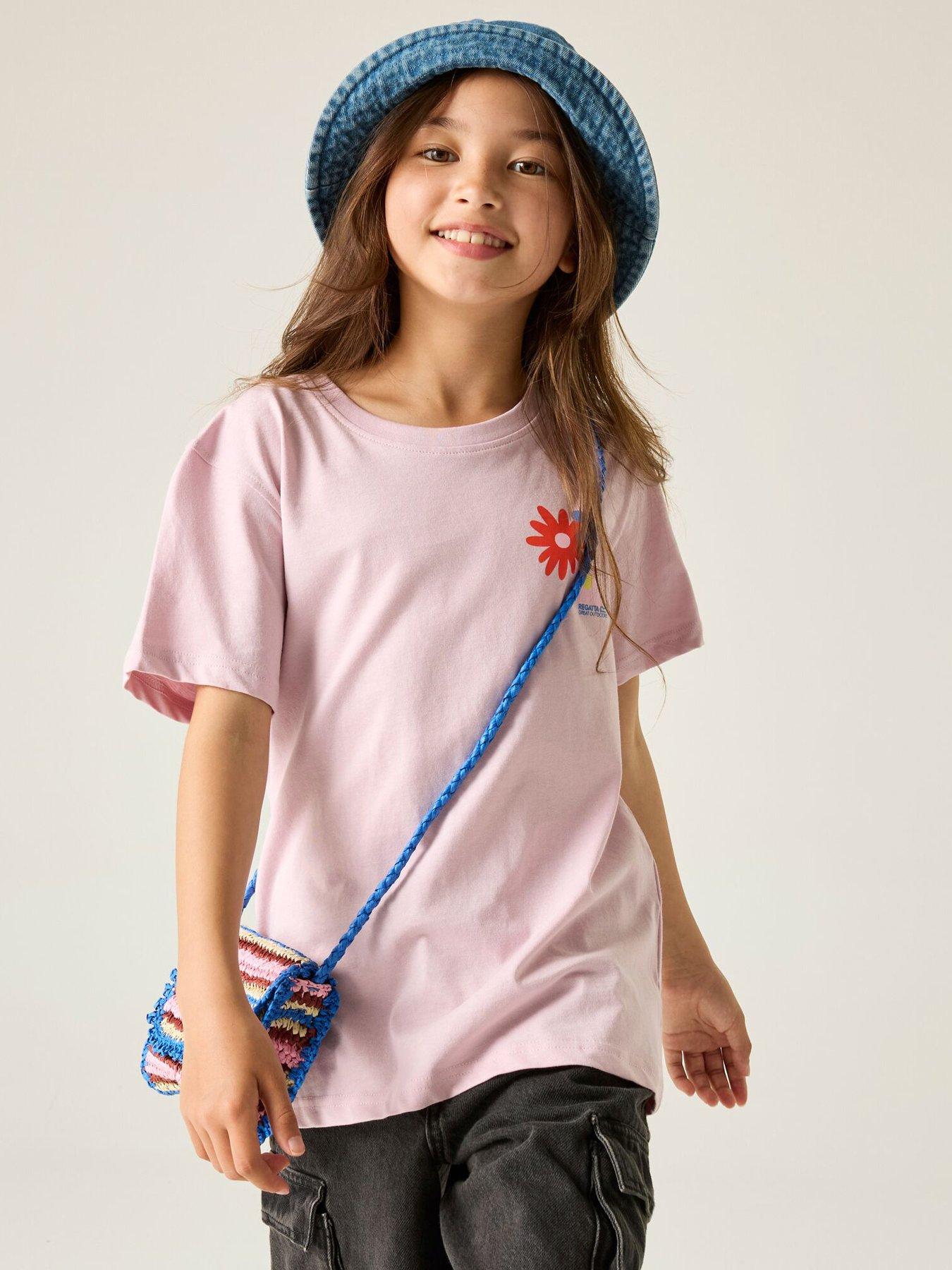 Regatta Girls Bosley T-shirt - Pink
