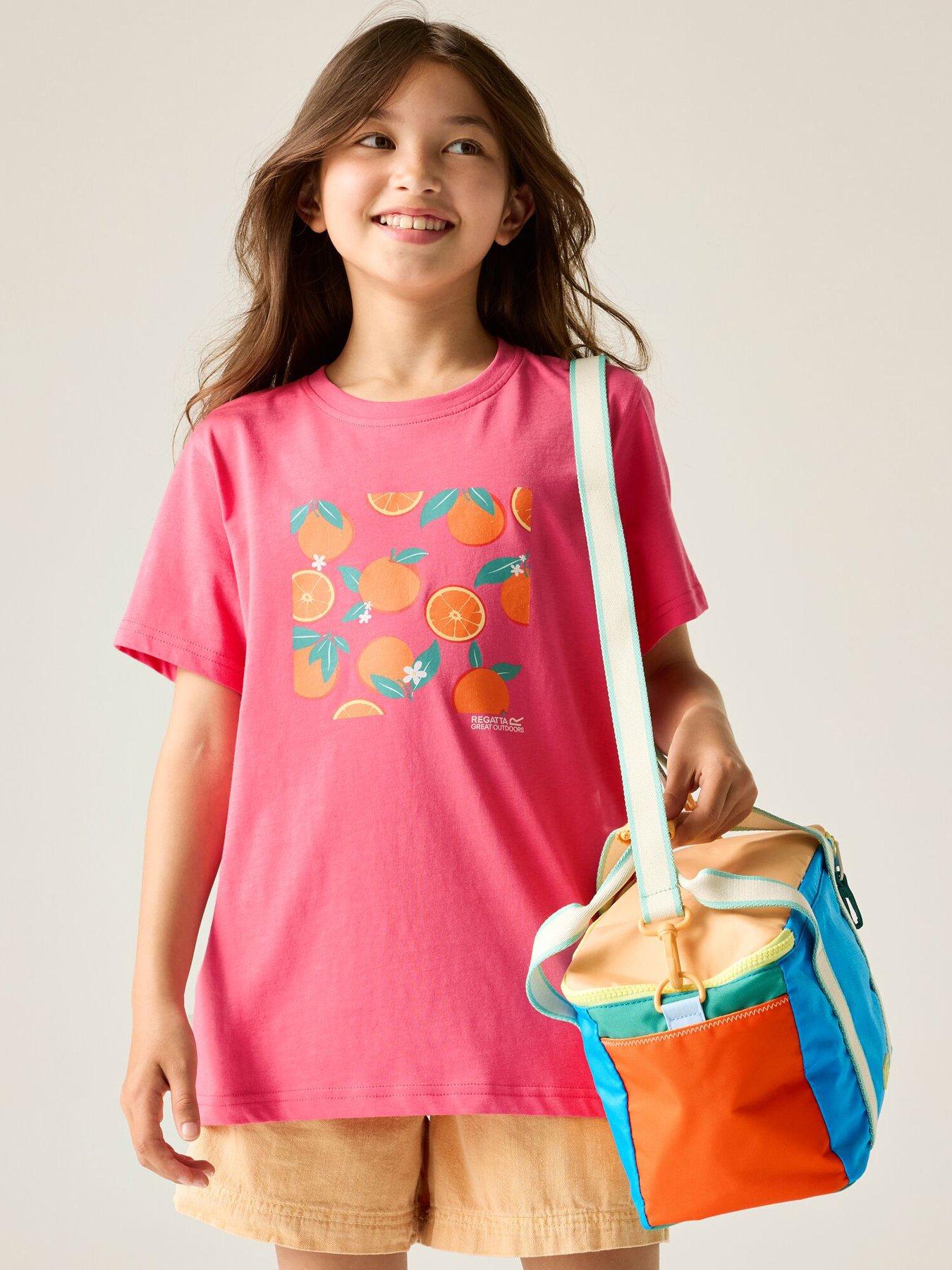 Regatta Girls Bosley T-shirt - Pink