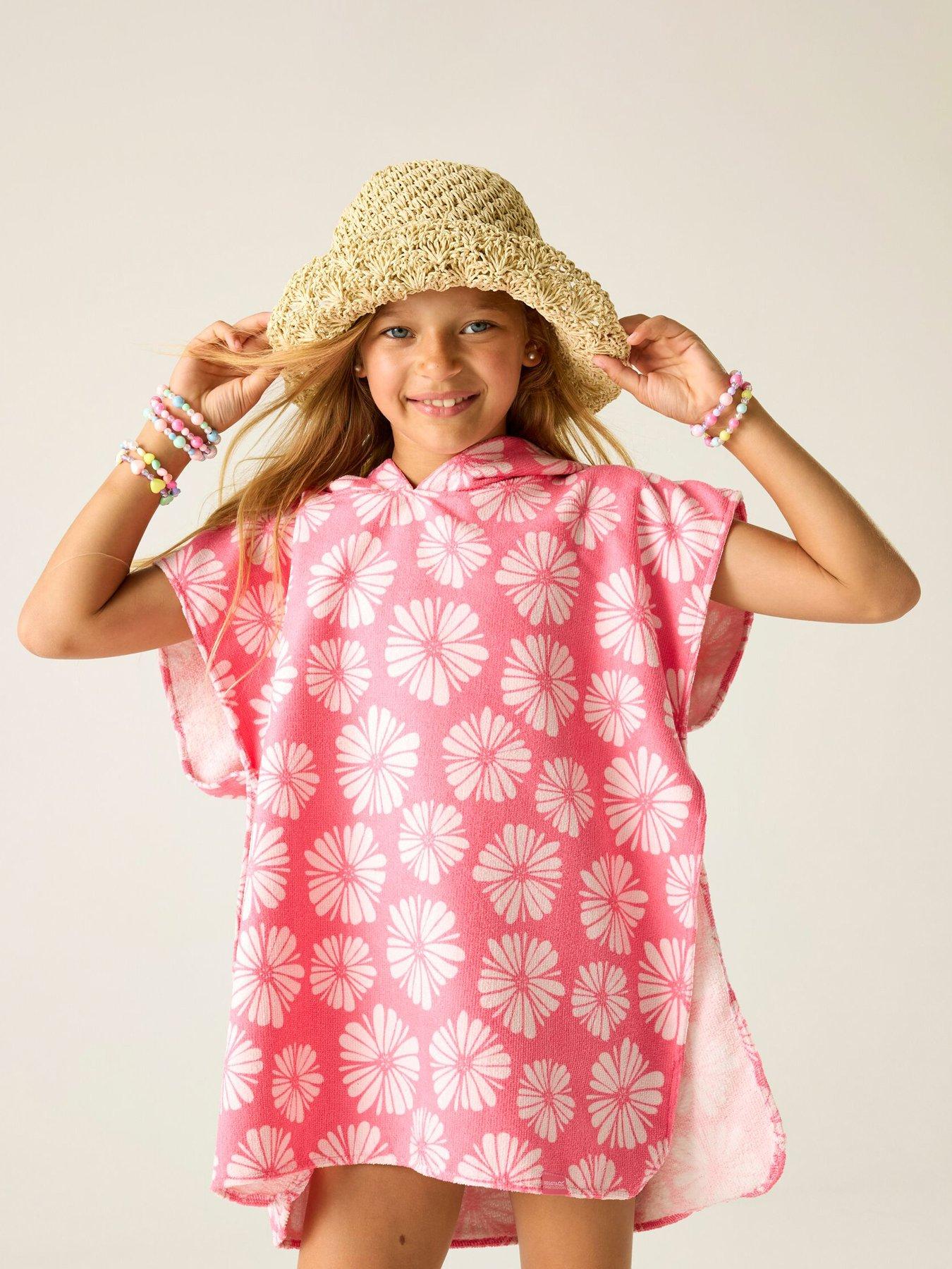 Regatta Girls Towel Robe - Pink