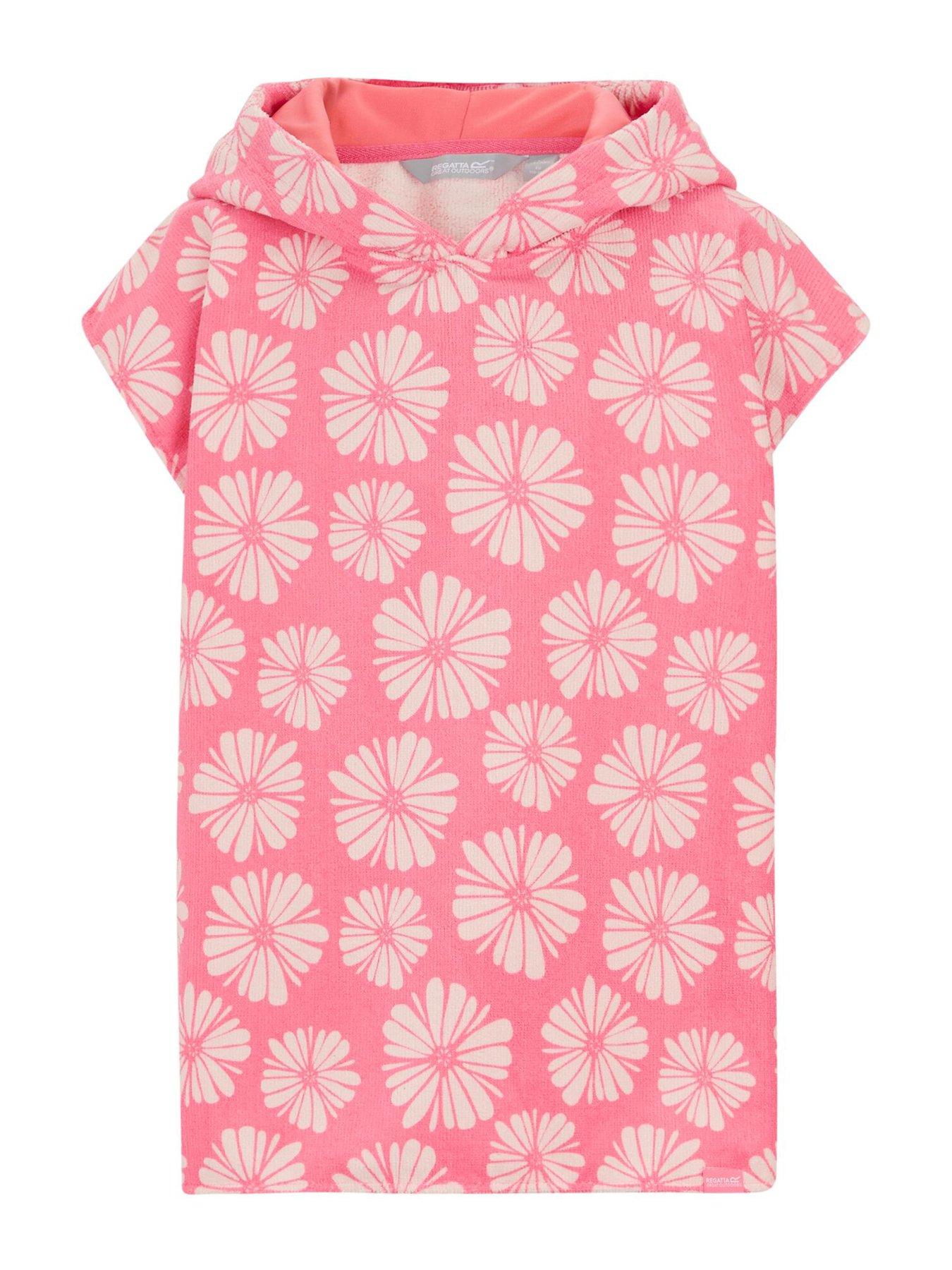 Image 5 of 7 of Regatta Girls Towel Robe - Pink