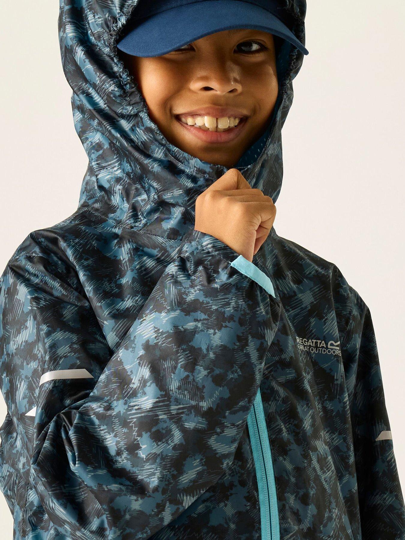 Regatta Boys Printed Lever II Jacket - Blue | Very Ireland